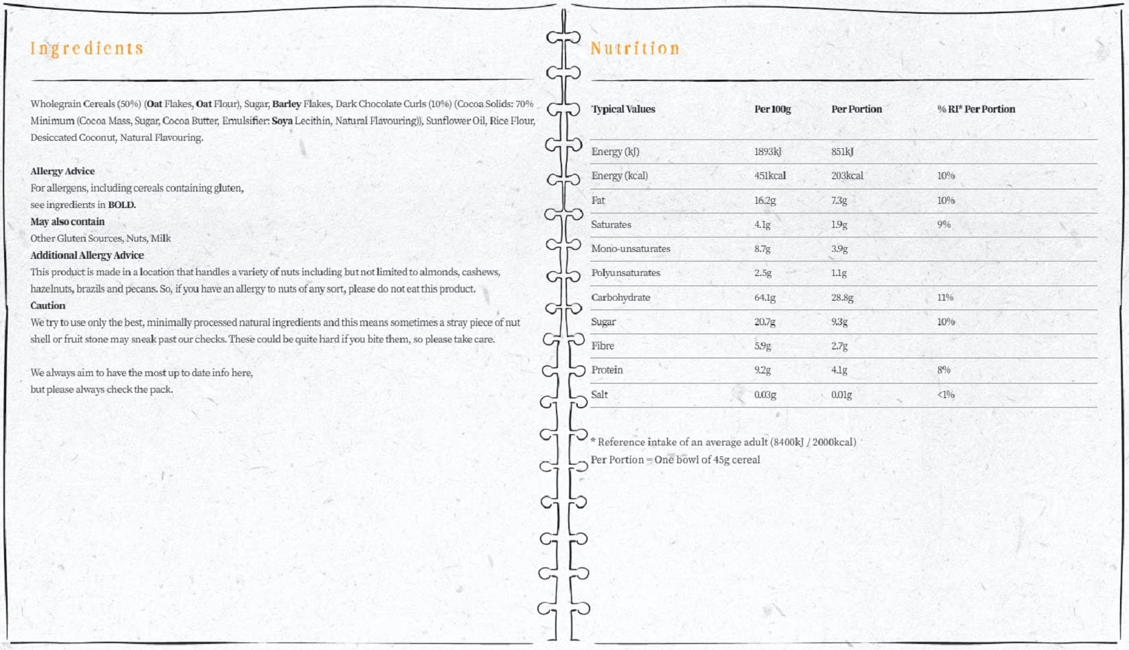 Jordans Country Crisp with Dark Chocolate, 500g 3
