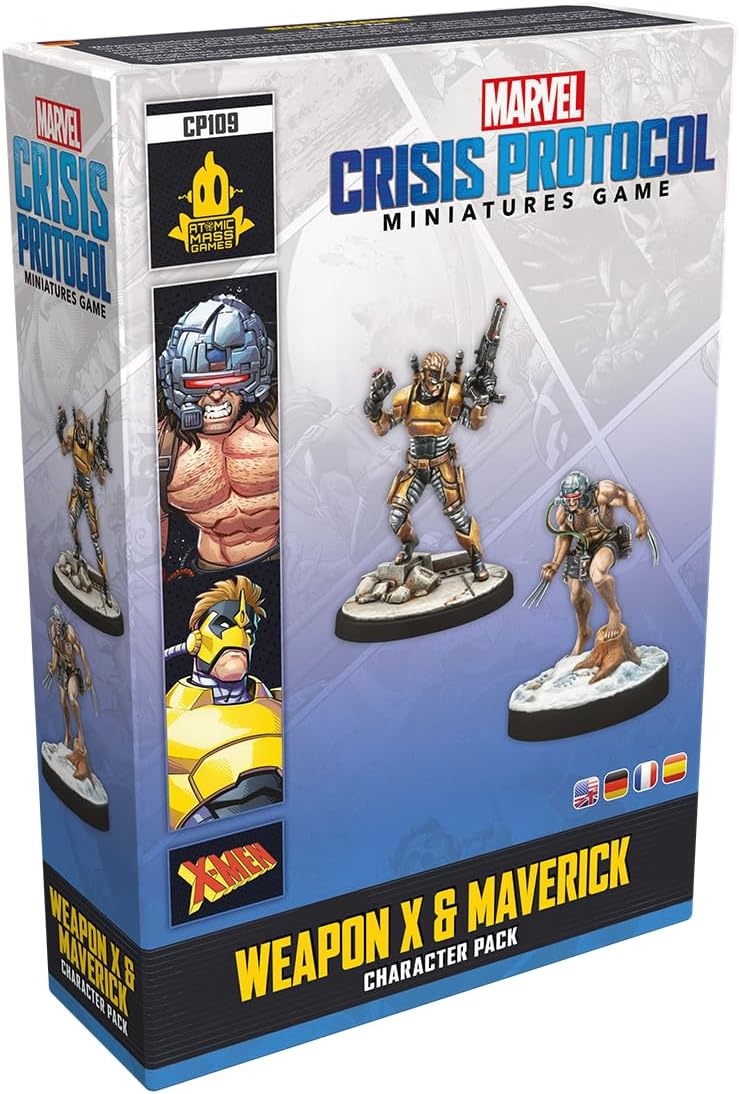 Atomic Mass Games Marvel: Crisis Protocol Weapon X & Maverick Character Pack 1