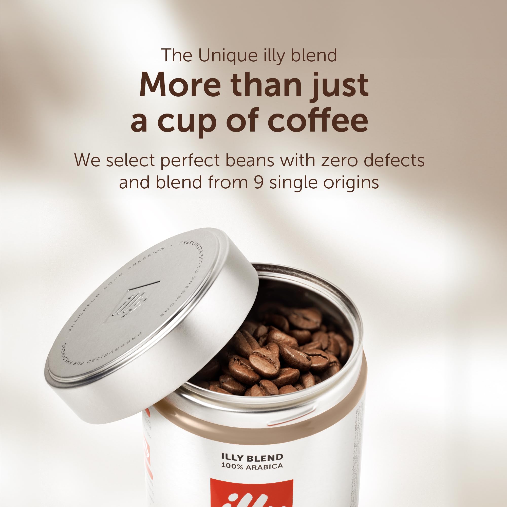 illy Arabica Selection Costa Rica Medium Roast Whole Coffee Beans - 250g Tin 3