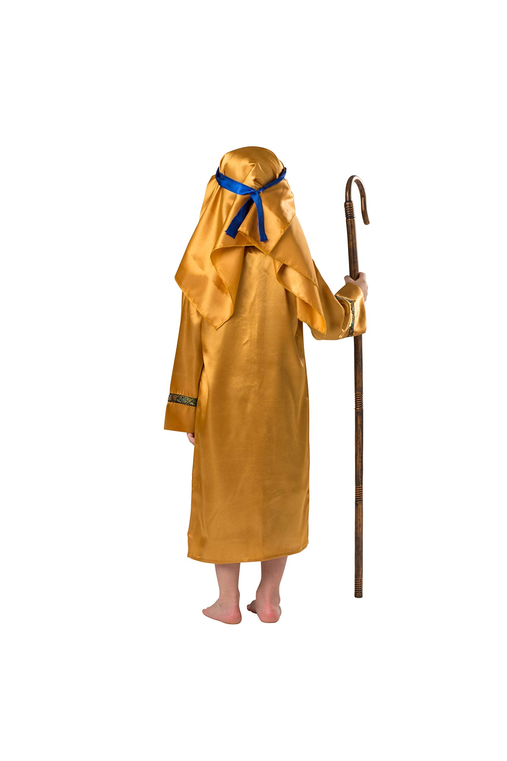 Dress Up America Shepherds Costume - Brown and Gold for Kids 6