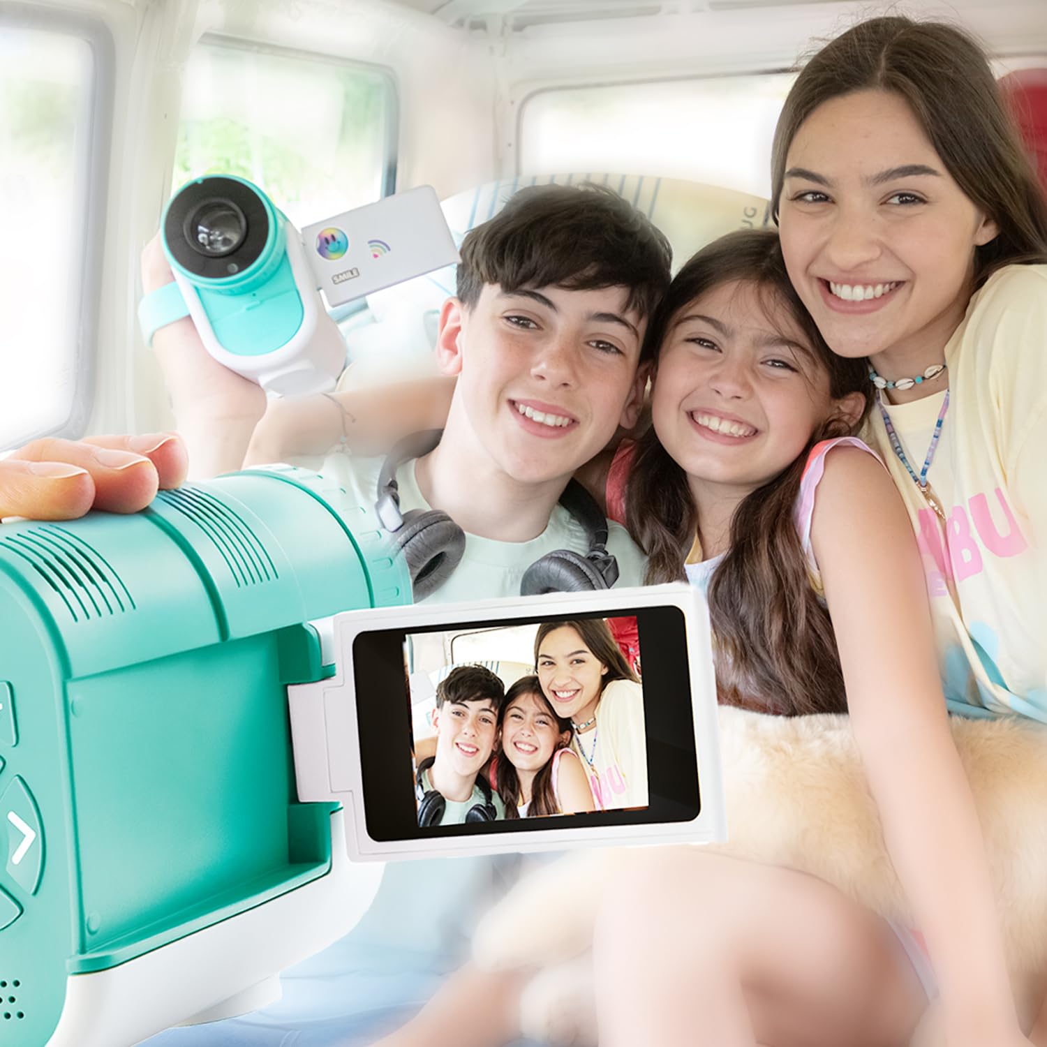 Photo Creator Camera Projector – 3-in-1 HD Video & 48MP Photo Camera with WiFi for Kids 4
