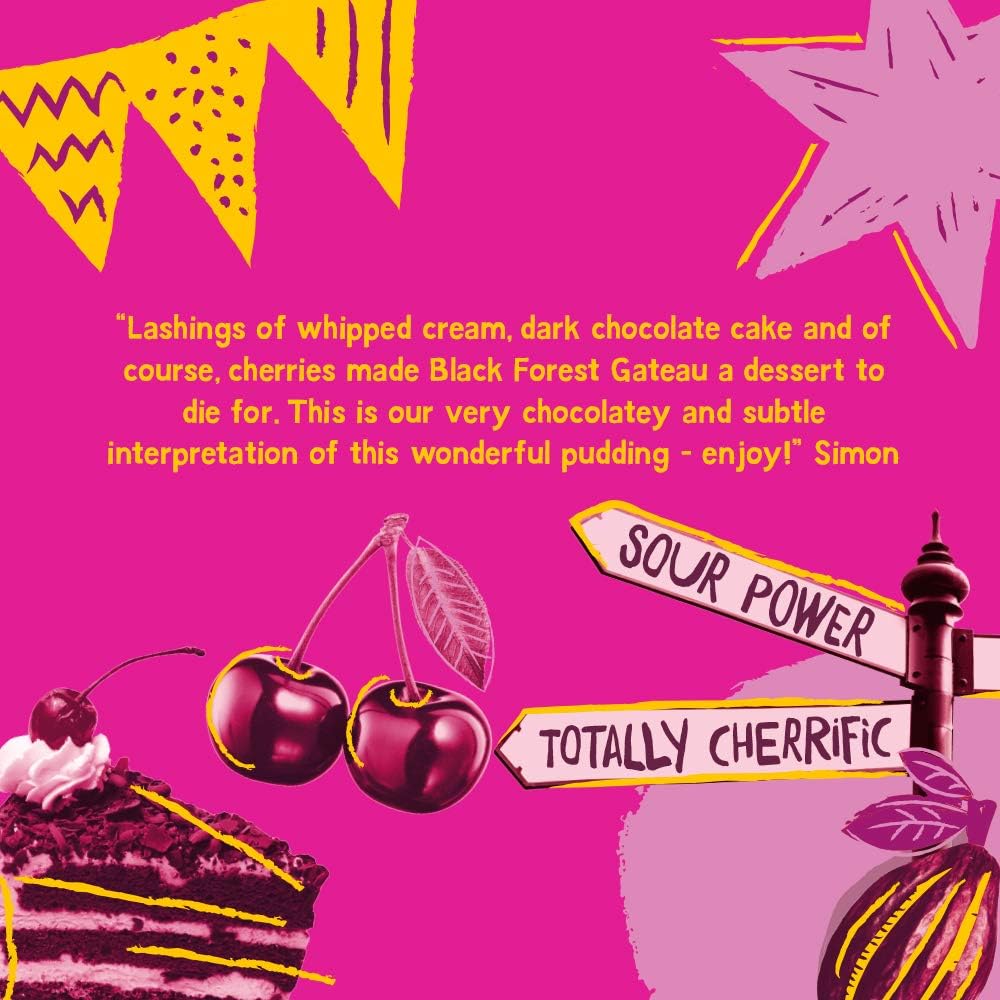 Montezuma's - Black Forest 70% Cocoa Dark Chocolate with Cherry 90g Bar 6