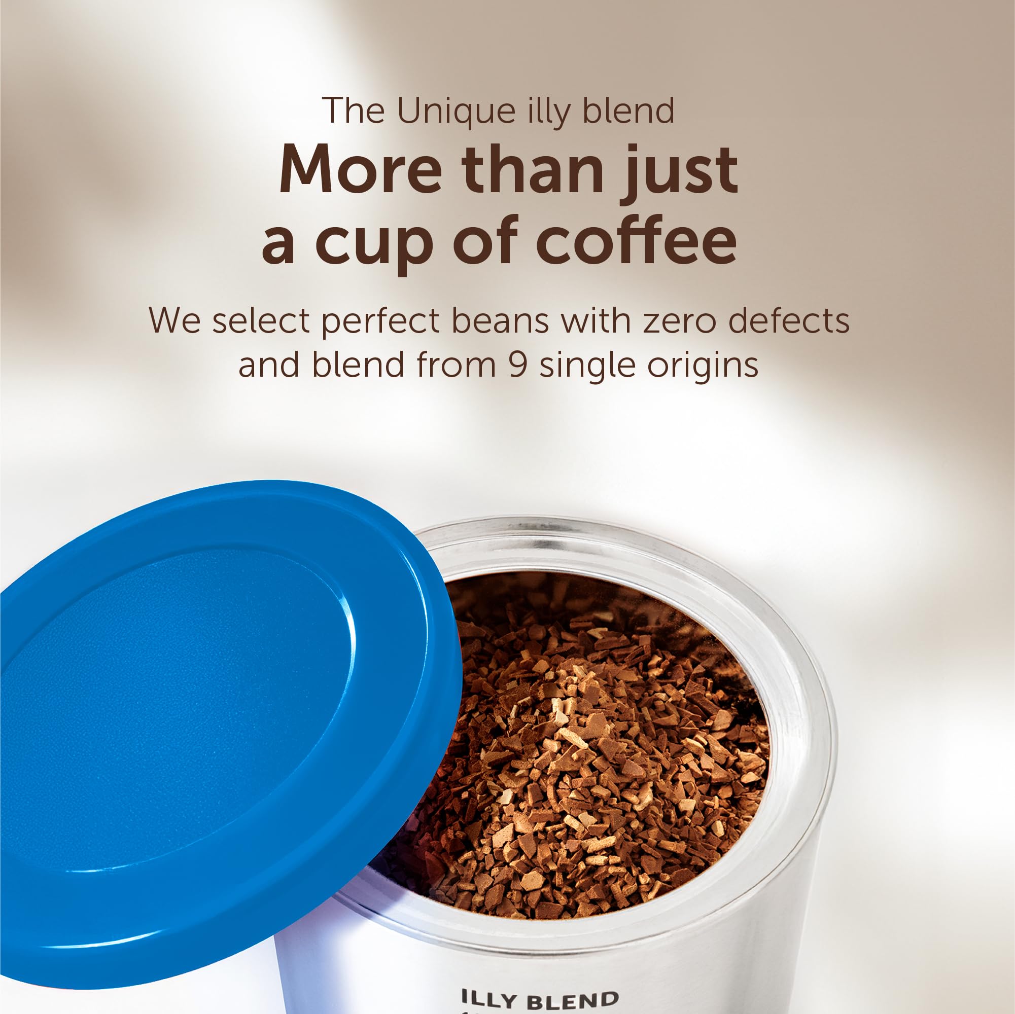 illy Decaffeinated Instant Coffee, Medium Roast, 100% Arabica, 6 x 95g 4