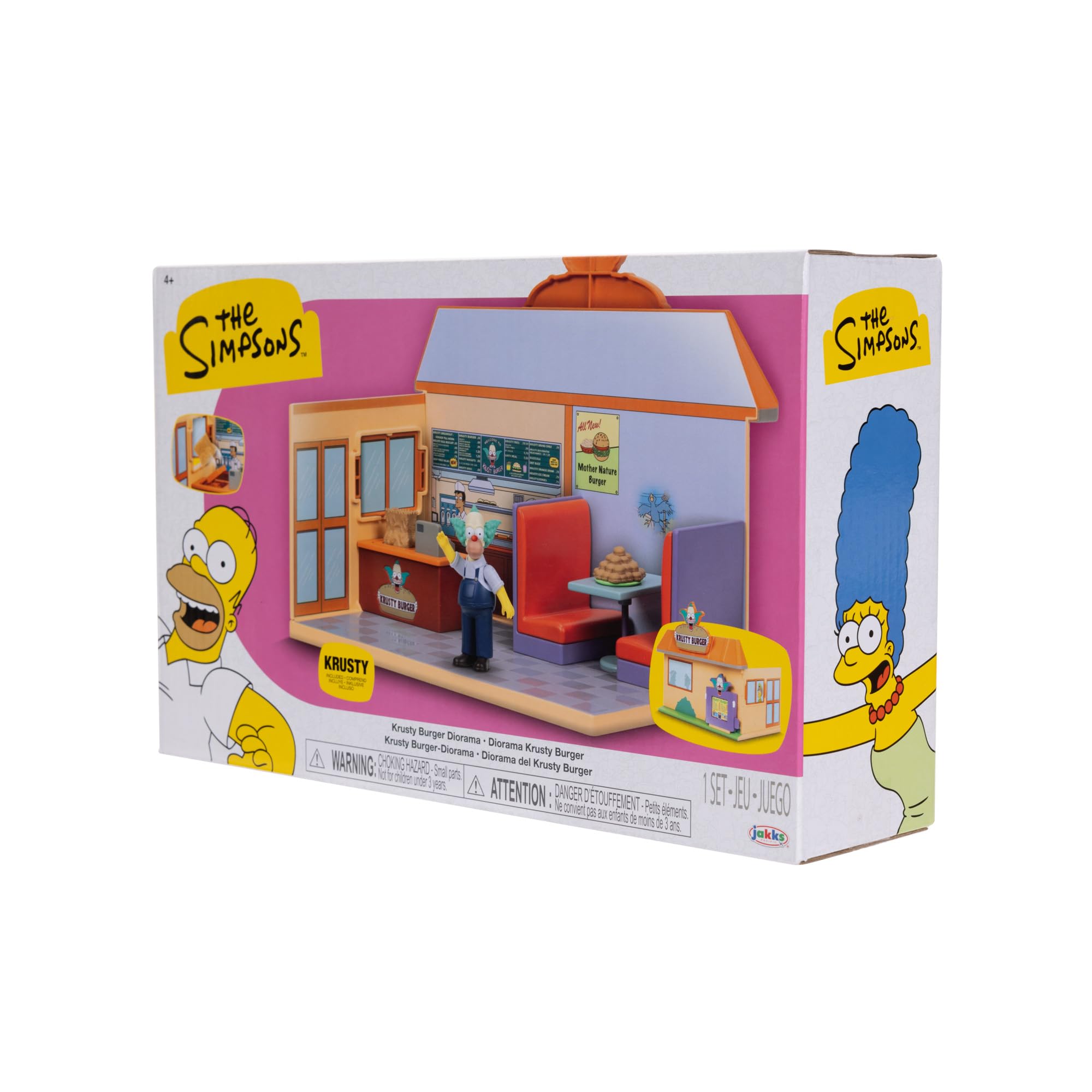 The Simpsons Krusty Burger Playset by Jakks Pacific - Includes 6.35 cm Krusty Figure 6