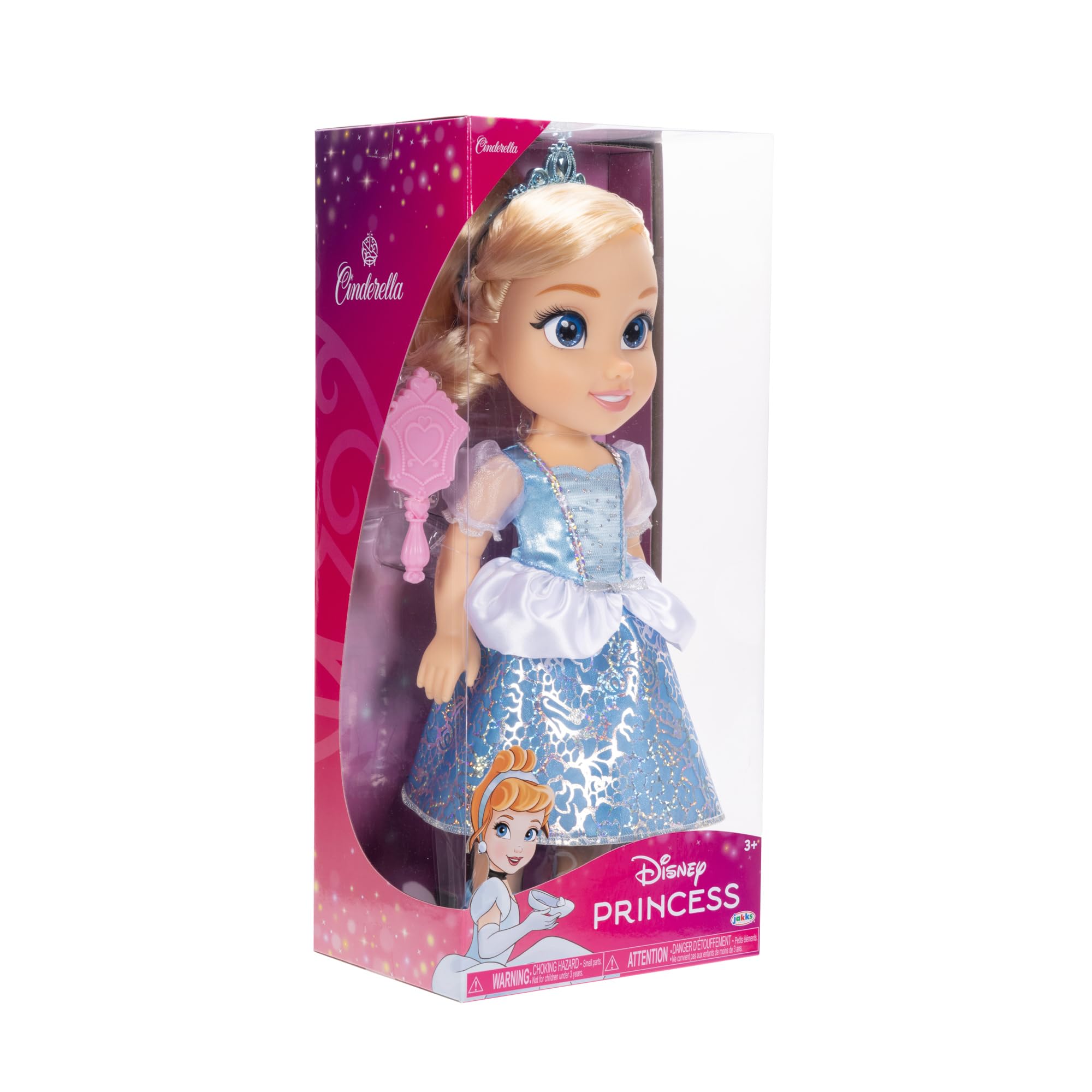 Disney Princess Cinderella Doll - 14" Shimmery Holofoil Dress with Royal Reflection Eyes, Ages 3+ 3