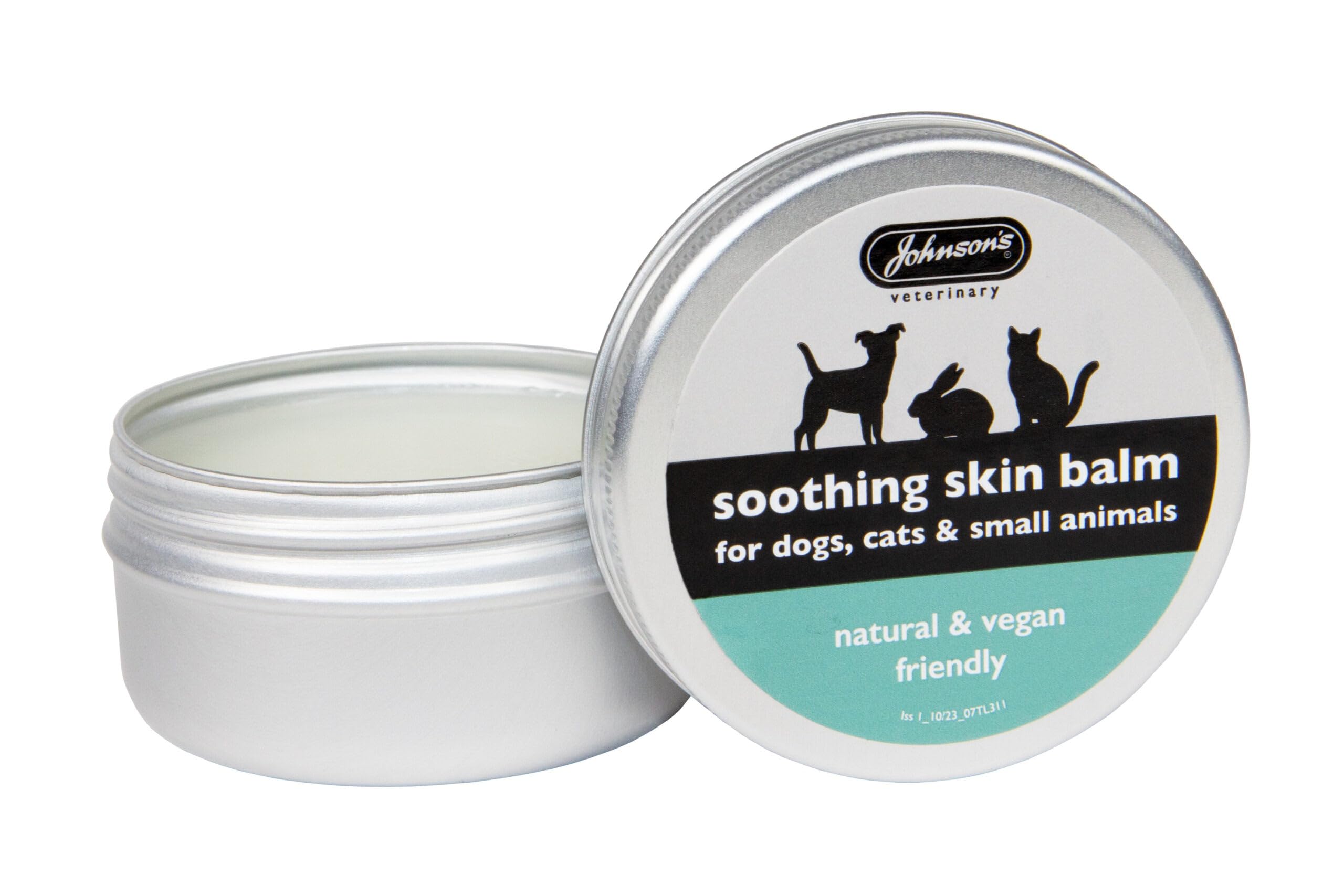 Johnson's Soothing Skin Balm - Natural Sulfur Formula for Dog & Cat Itch Relief | 45g