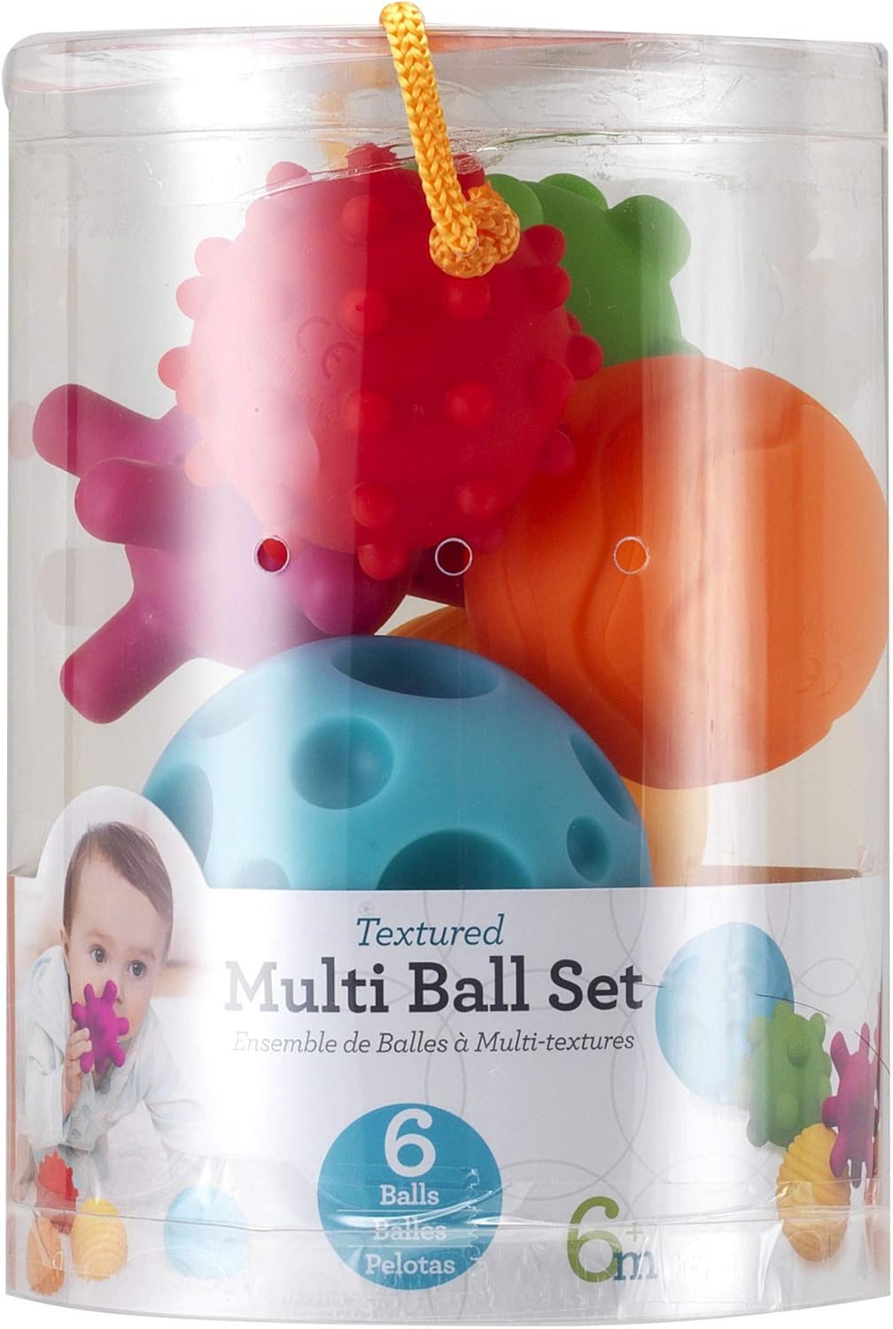 Infantino Textured Multi Ball Set - Sensory Play Balls for Babies 6 Months+ 3