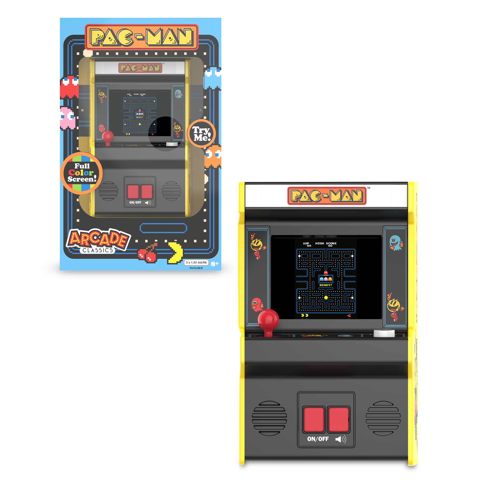 Arcade Classics Pac-Man - Retro Mini Arcade Game with 4-Color TFT Screen 3
