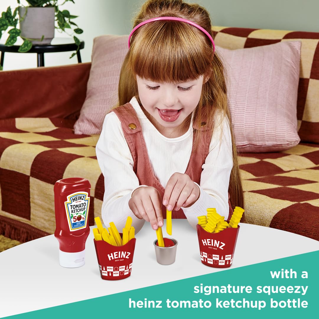 Casdon Heinz Chip & Dip Snack Set - Pretend Play Food for Ages 2+ 7