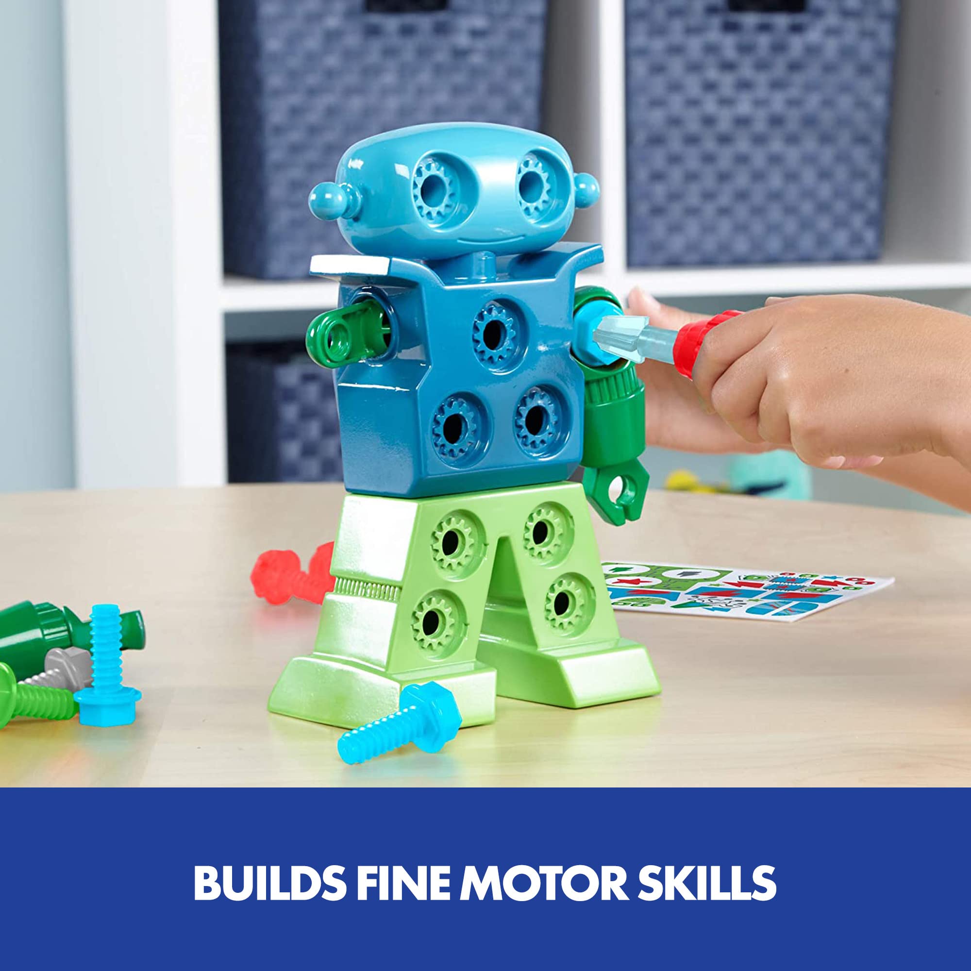Learning Resources Design & Drill Robot - Building Toy for Fine Motor Skills & STEM Learning 9