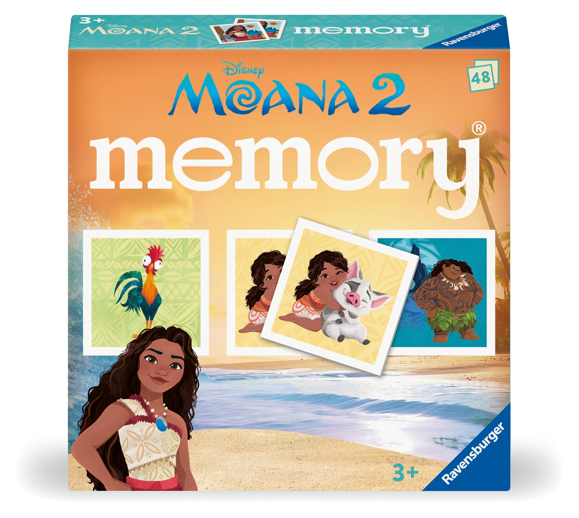 Ravensburger Disney Moana 2 Mini Memory Matching Card Game 4