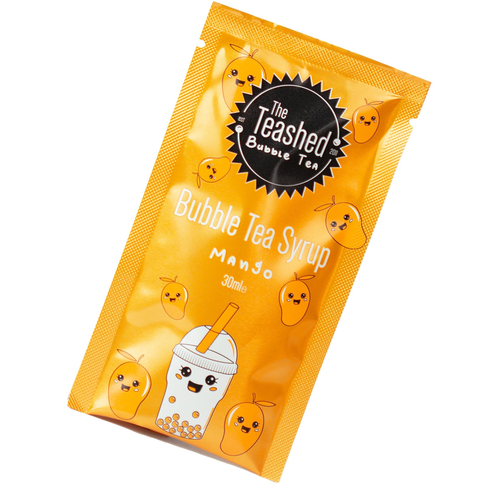 The TeaShed Mango Bubble Tea Syrup - 30ml Fruit Syrup for Homemade Boba Tea