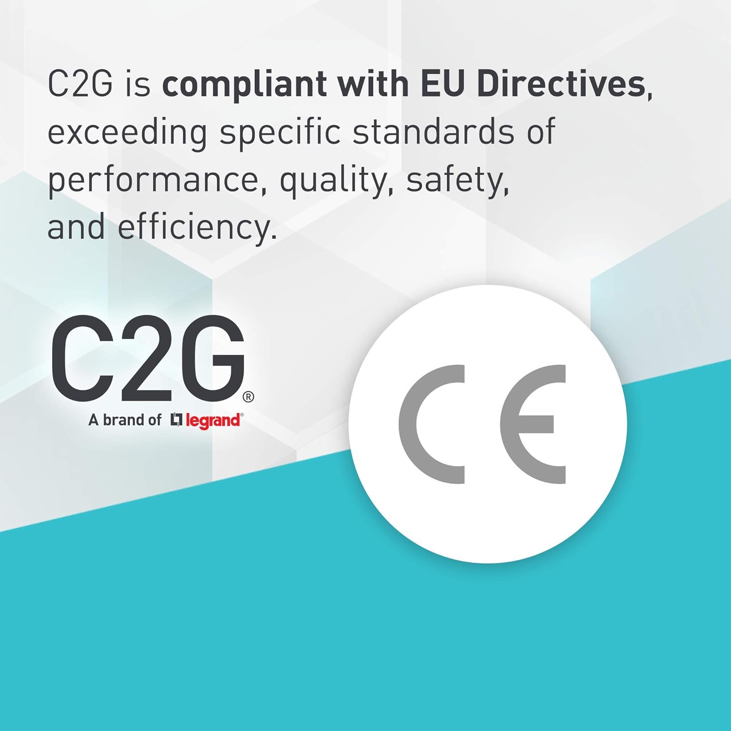 C2G 2 Metre 16 AWG Right Angle Power Cable (IEC320C13R to BS1363) - Heavy Duty Kettle Lead 6