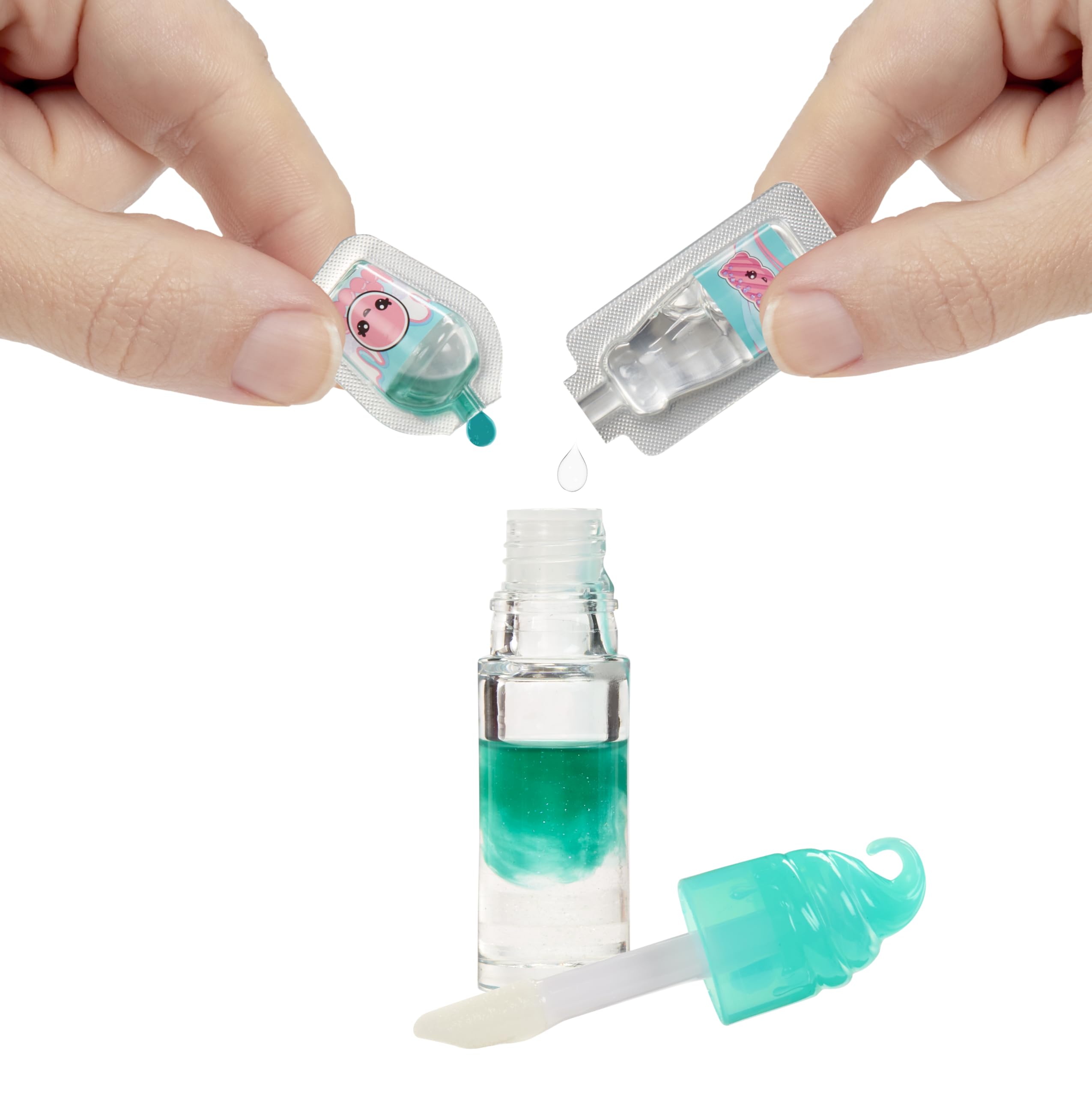 Yummiland Lip Gloss Doll - Susie Sour Straw with DIY Lip Gloss Kit - Ages 3+ 4