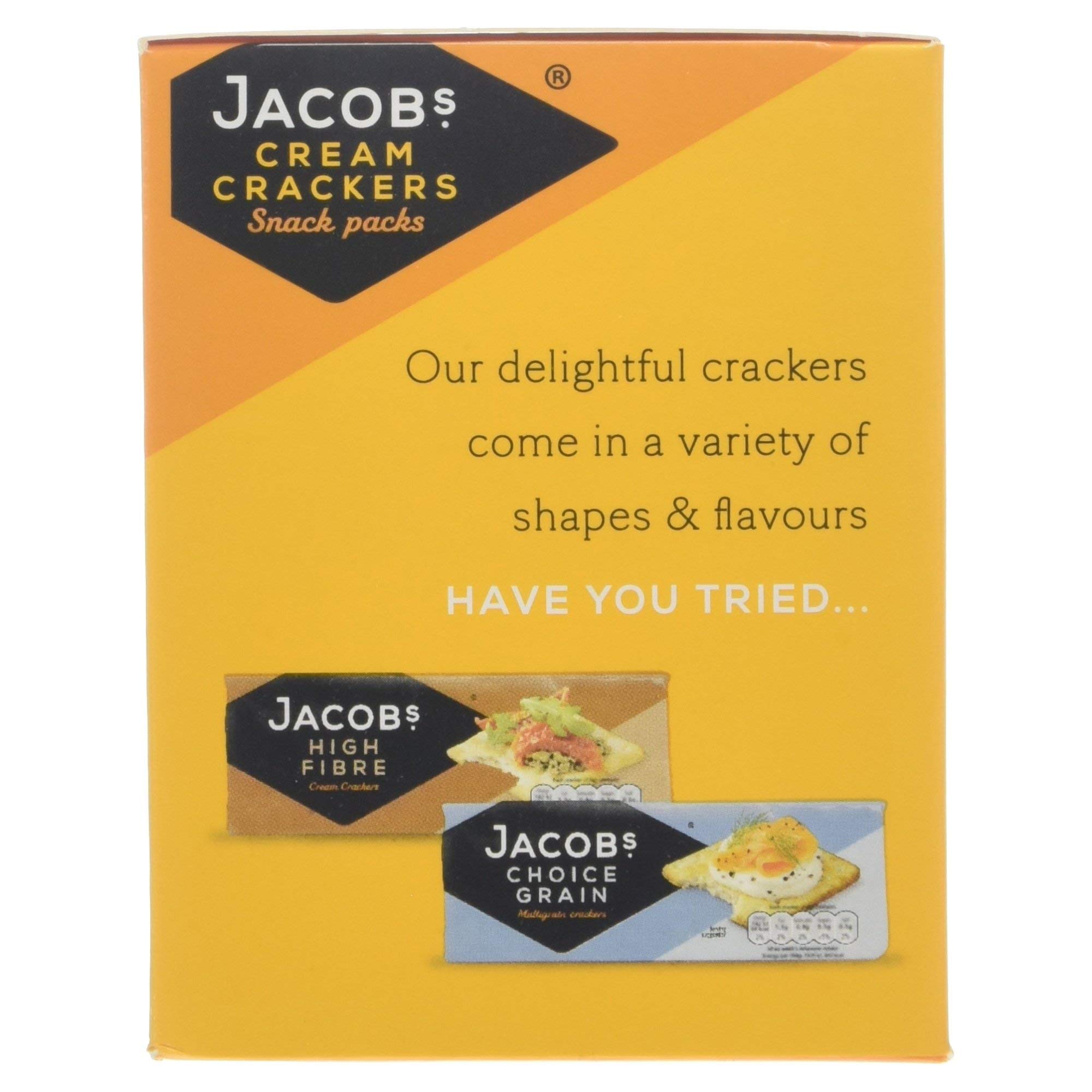 JACOB'S Cream Cracker Multipack 8 Snack Packs, 185 g 5