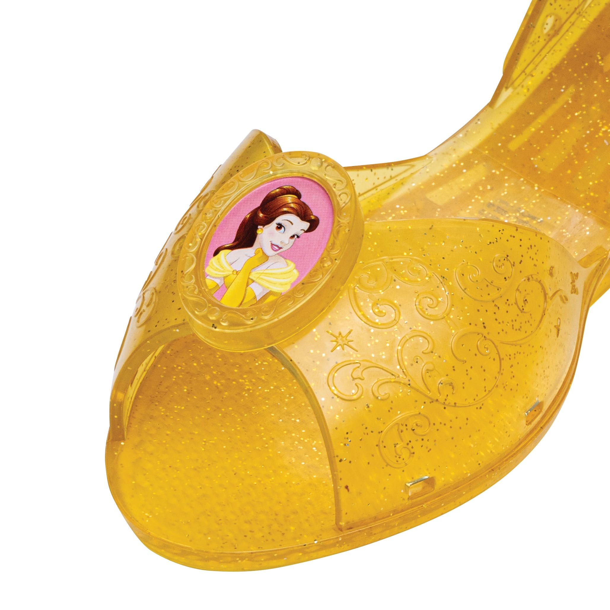Disguise Belle Jelly Shoes - Disney Princess Costume Footwear for Kids 3