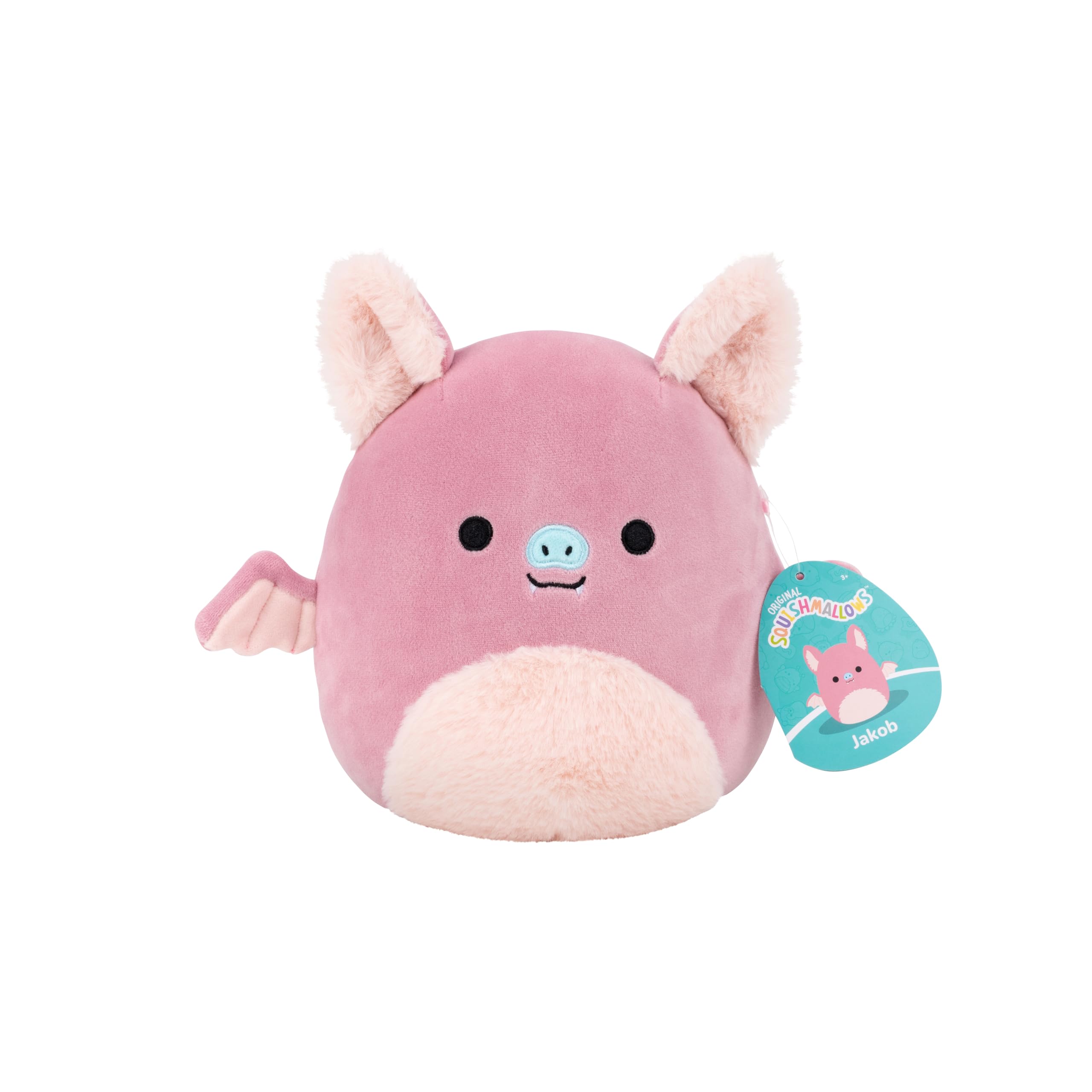 Squishmallows Jakob the Pink Fruit Bat - 7.5 Inch Plush Toy for Kids 3 Years and Up 6