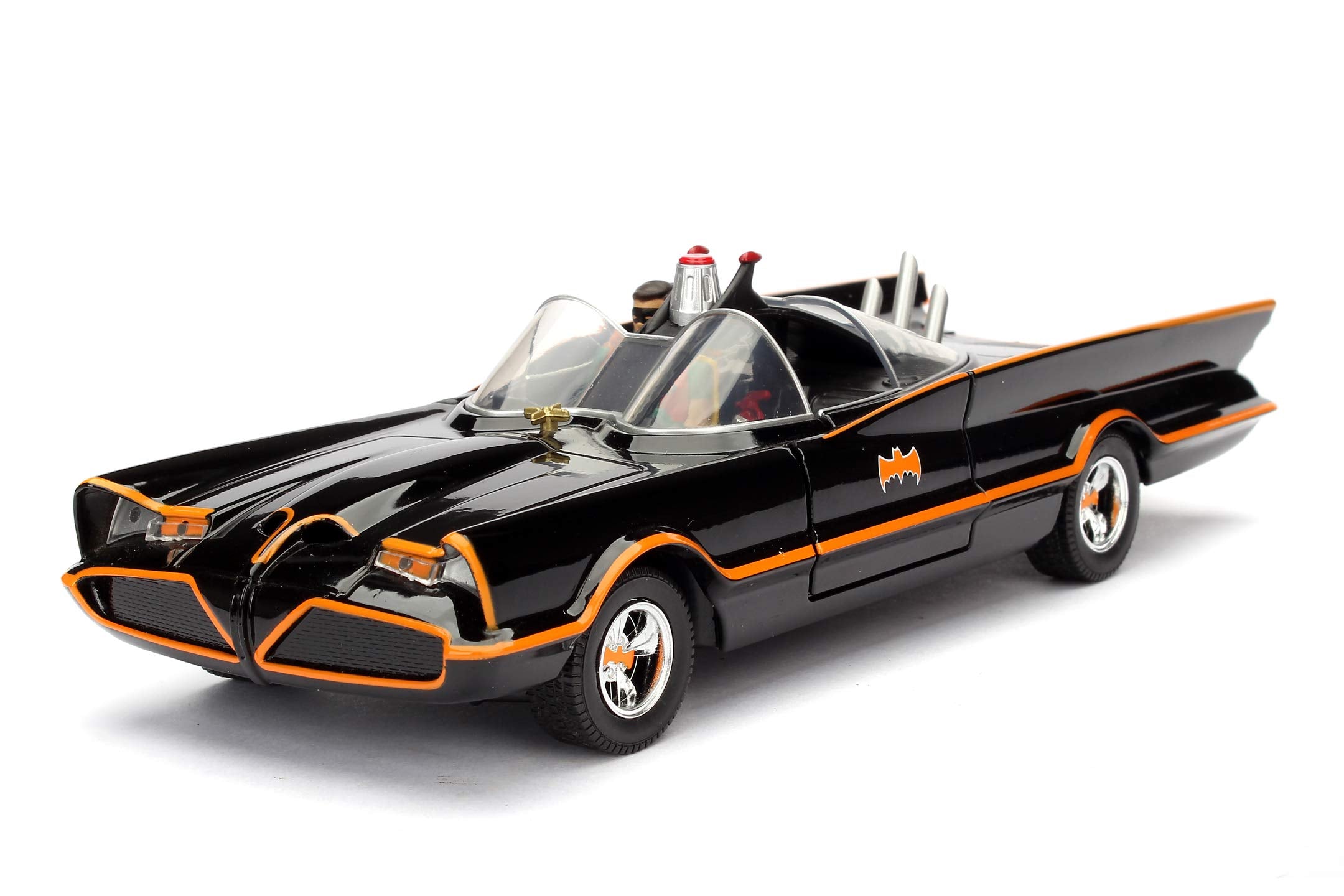 1966 Batman Classic Batmobile 1:24 Scale Die-Cast Replica with Adam West Figure 5