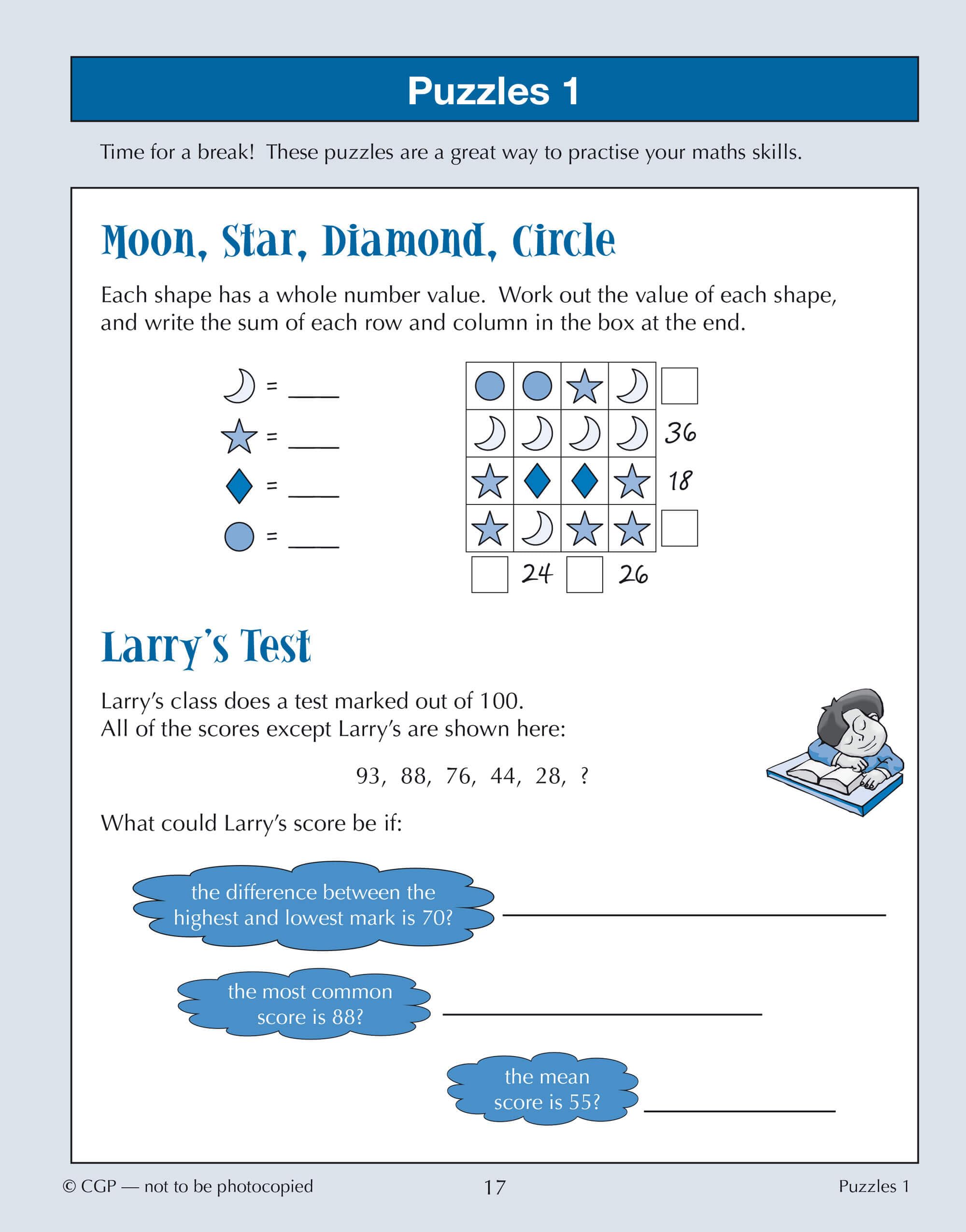 CGP 11+ GL 10-Minute Tests: Maths - Ages 10-11 (with Online Edition) | Paperback 5