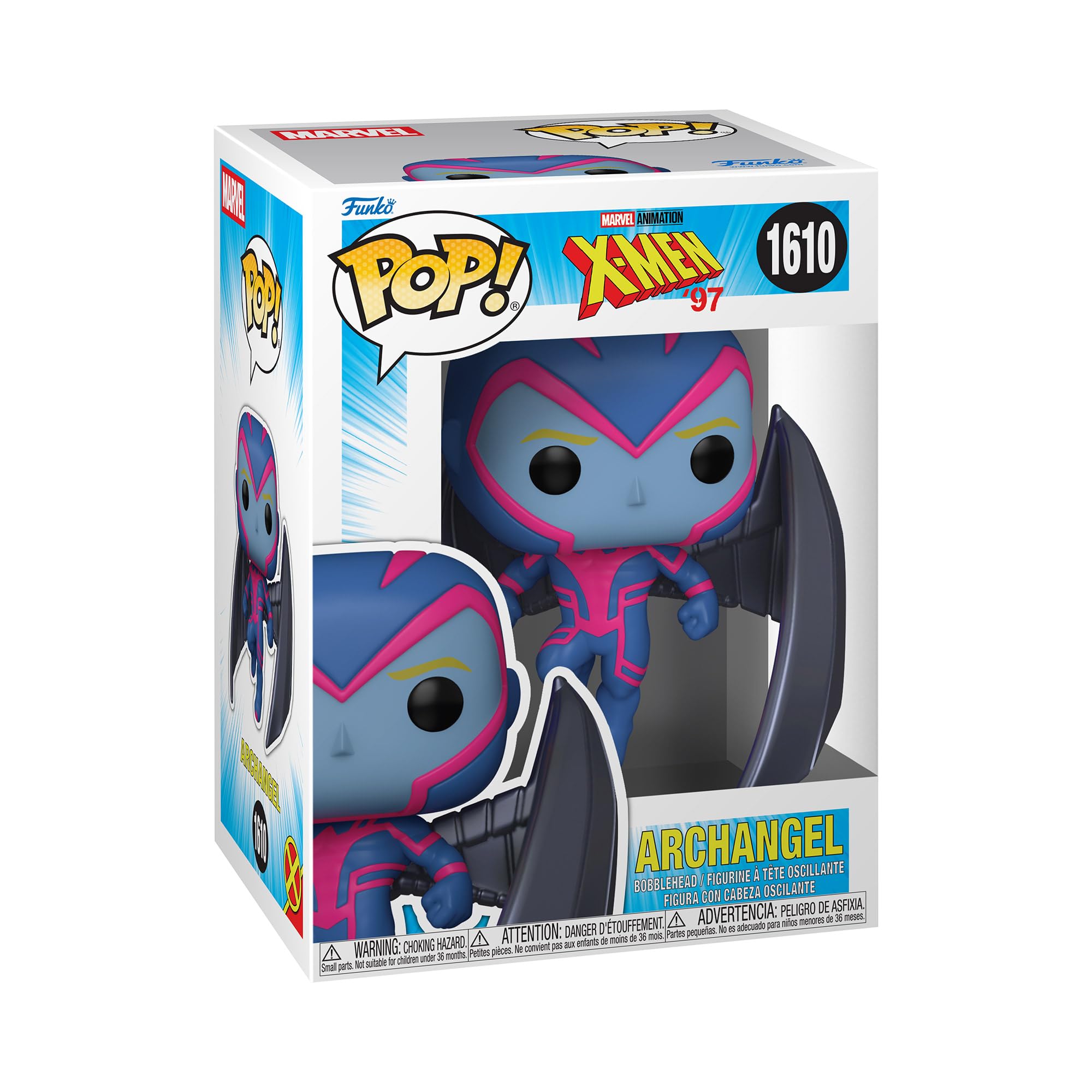 Funko Marvel X-Men '97 Archangel Chibi Figure - 3.75 Inch Vinyl Collectible