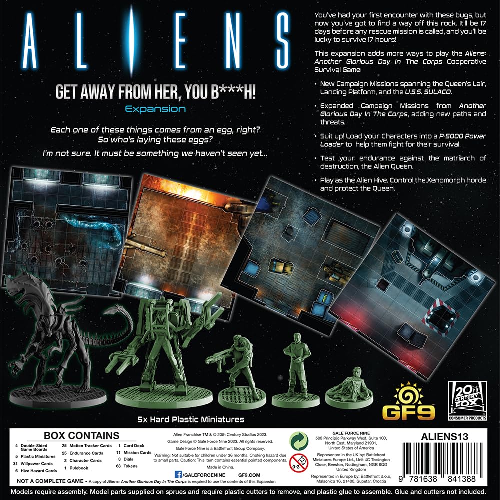 Aliens: Another Glorious Day in the Corp – Get Away From Her, You B***H! Expansion 6