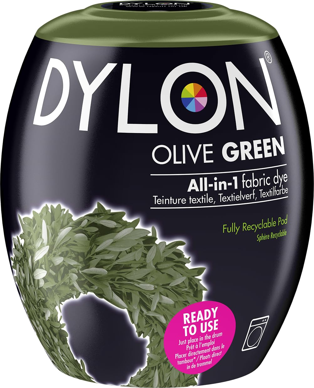 Dylon - Washing Machine Fabric Dye Pod Olive Green 350g