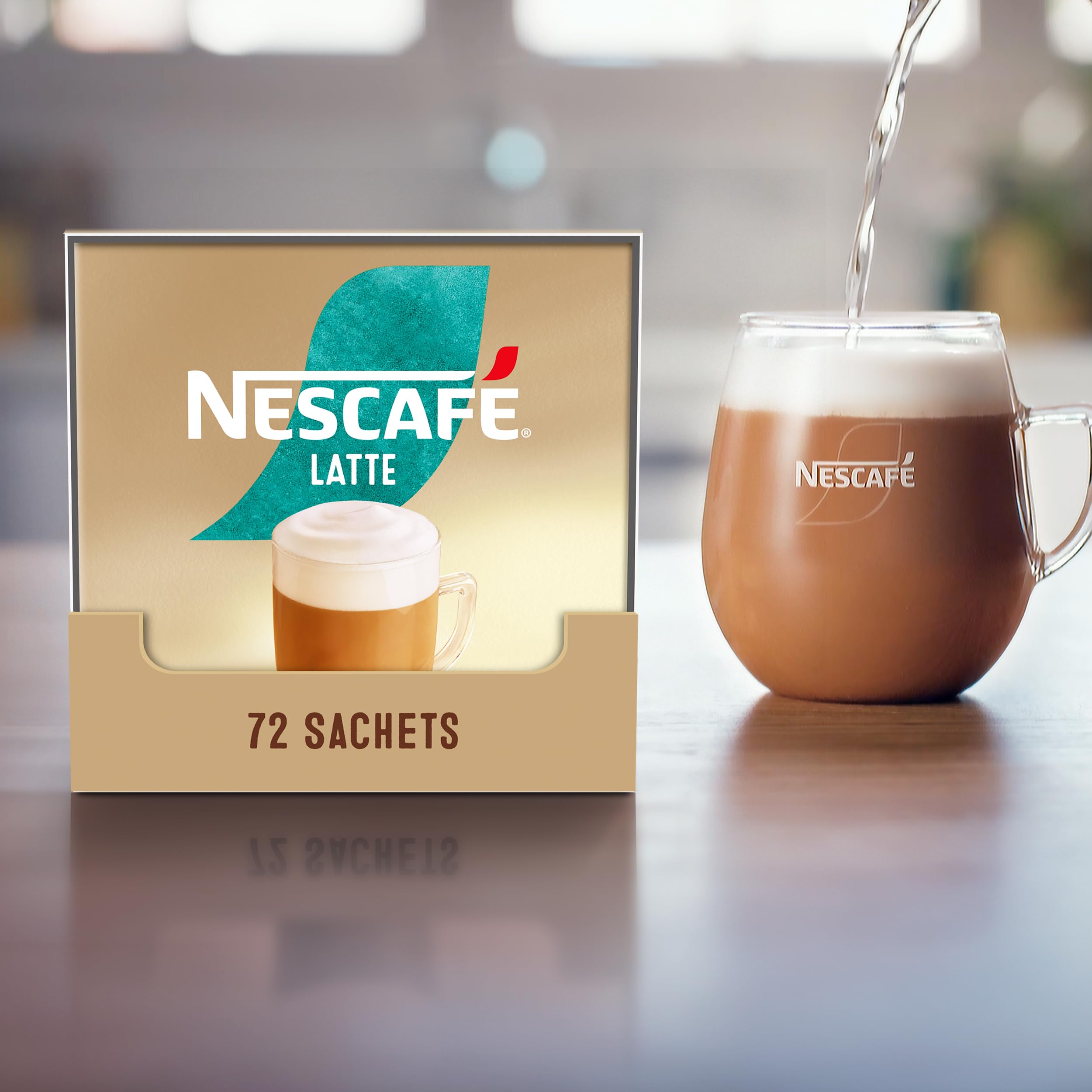 NESCAFÉ Latte Instant Coffee Sachets - 72 x 18g 4