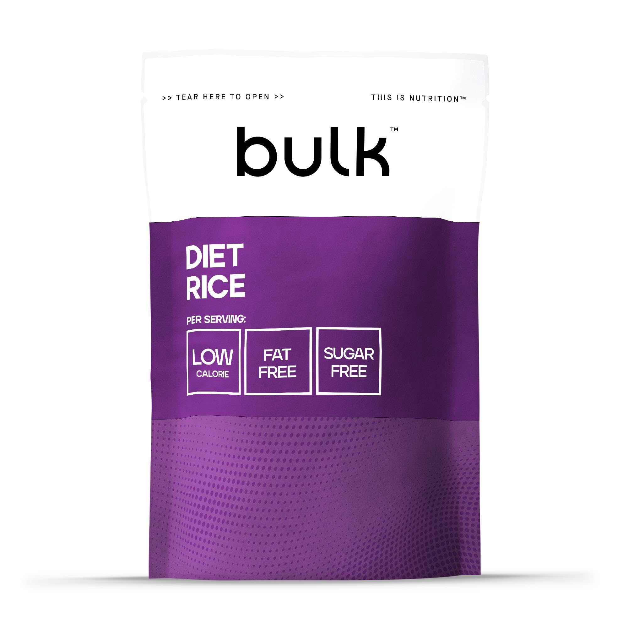 Bulk Diet Rice 200g - Low Calorie Rice Alternative with Glucomannan