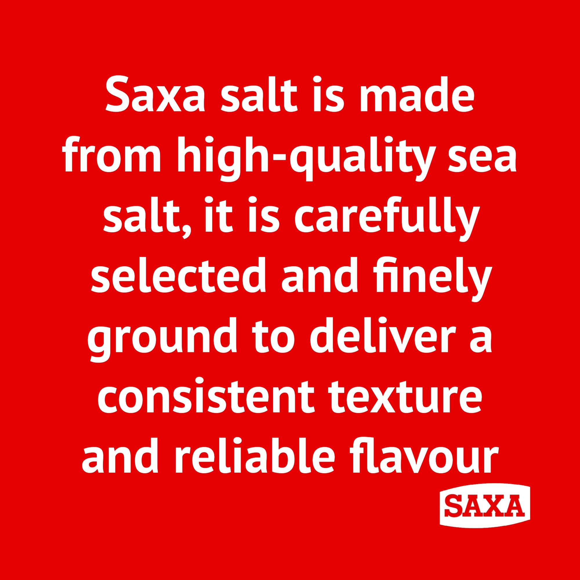 Saxa Fine Table Salt for Cooking and Table Use, 750g Drum 4