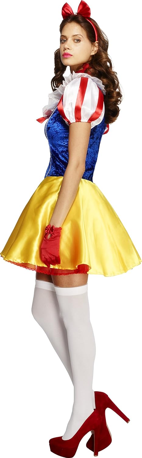 Smiffy's Fairytale Costume for Women - Dress with Attached Underskirt, Headband & Choker, Once Upon a Time Blue, Large 4