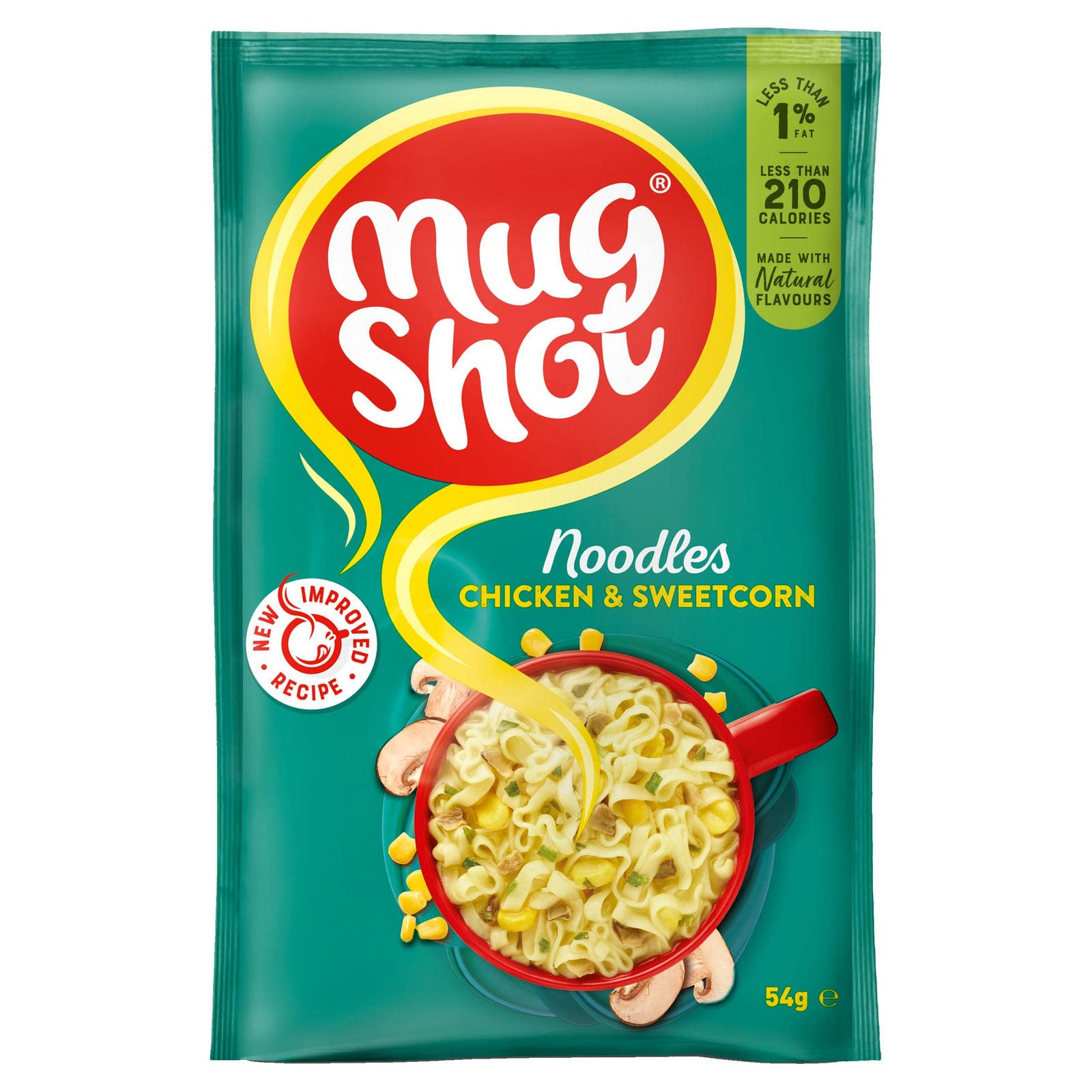 Mug Shot - Chicken & Sweetcorn Noodles Instant Meal Cup