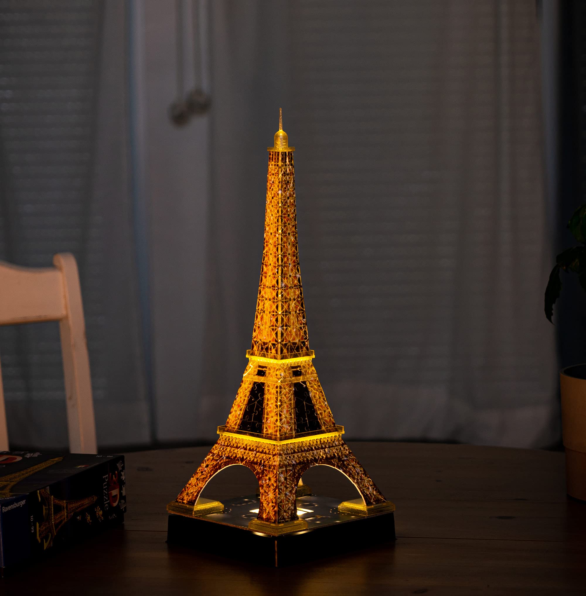 Ravensburger Eiffel Tower 3D Puzzle - Night Edition with LED Lighting, 216 Pieces 4
