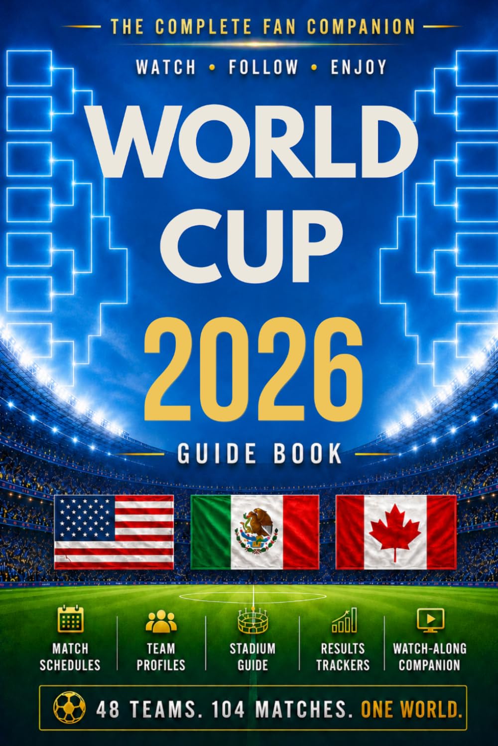 Sportfront Publishing World Cup 2026 Guide Book - Team Profiles, Group Previews, Stadium Guide | Paperback 1