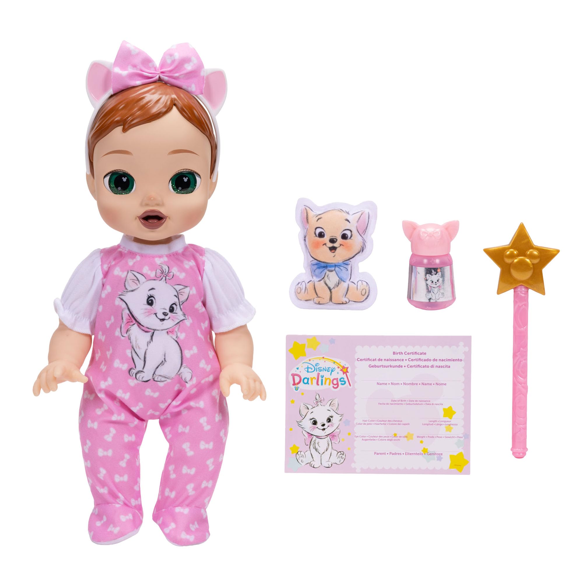 Jakks Pacific Disney Darlings Marie Deluxe Feature Doll - 13 Inch, Interactive Audio, Ages 3+ 3