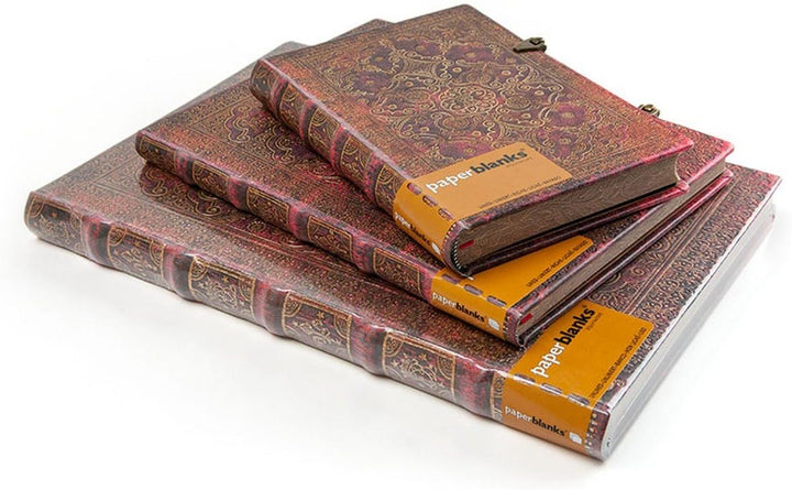 Paperblanks Hardcover Journal Carmine | Lined | Midi (130 x 180 mm) (Equinoxe) - Paperblanks (Hardcover)