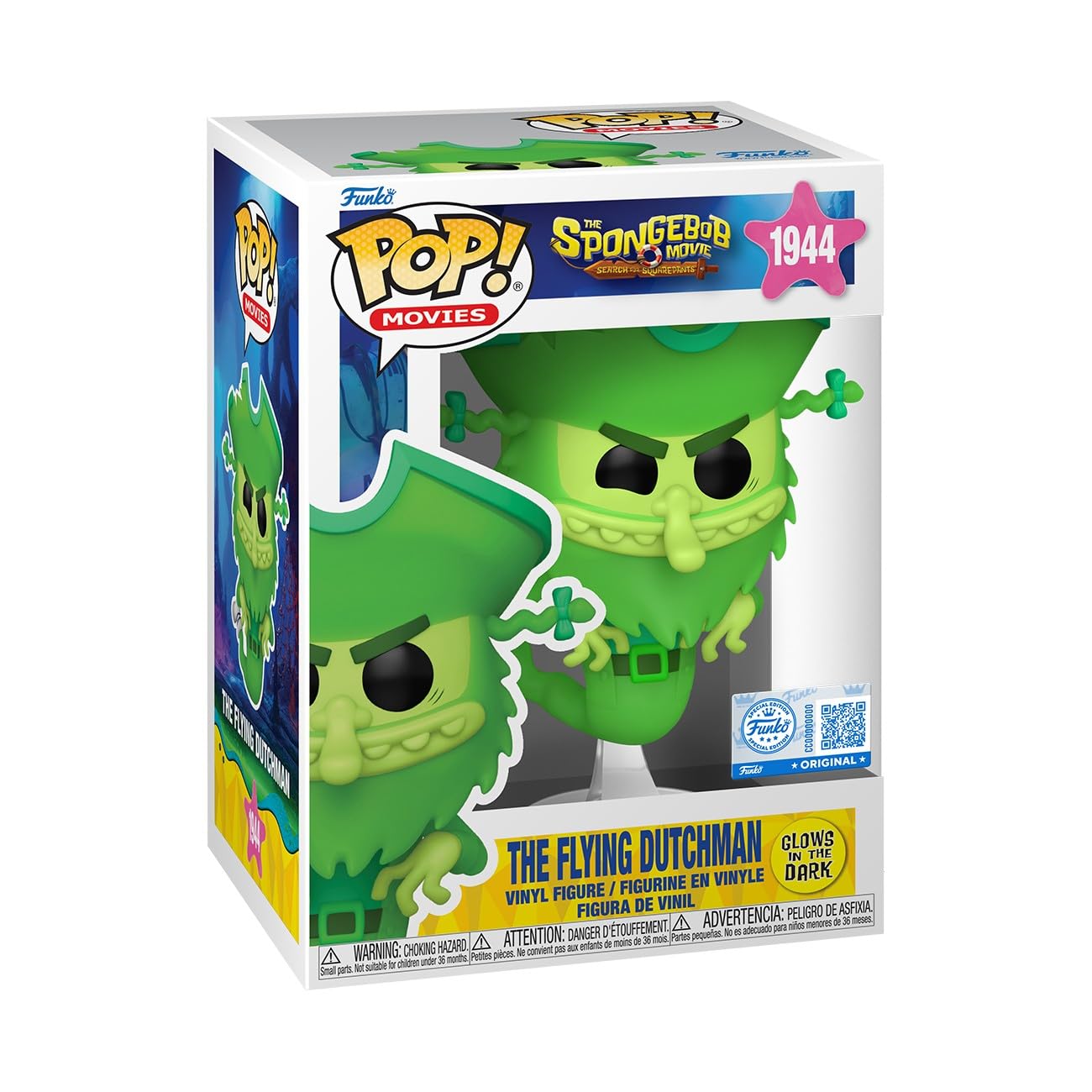 Funko Pop! Movies: The SpongeBob Movie - The Flying Dutchman Vinyl Figure (88143)