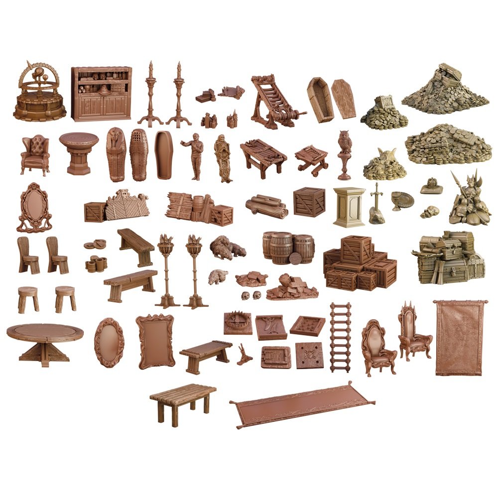 Mantic Games TerrainCrate: Dungeon Depths Plastic Scenery Set