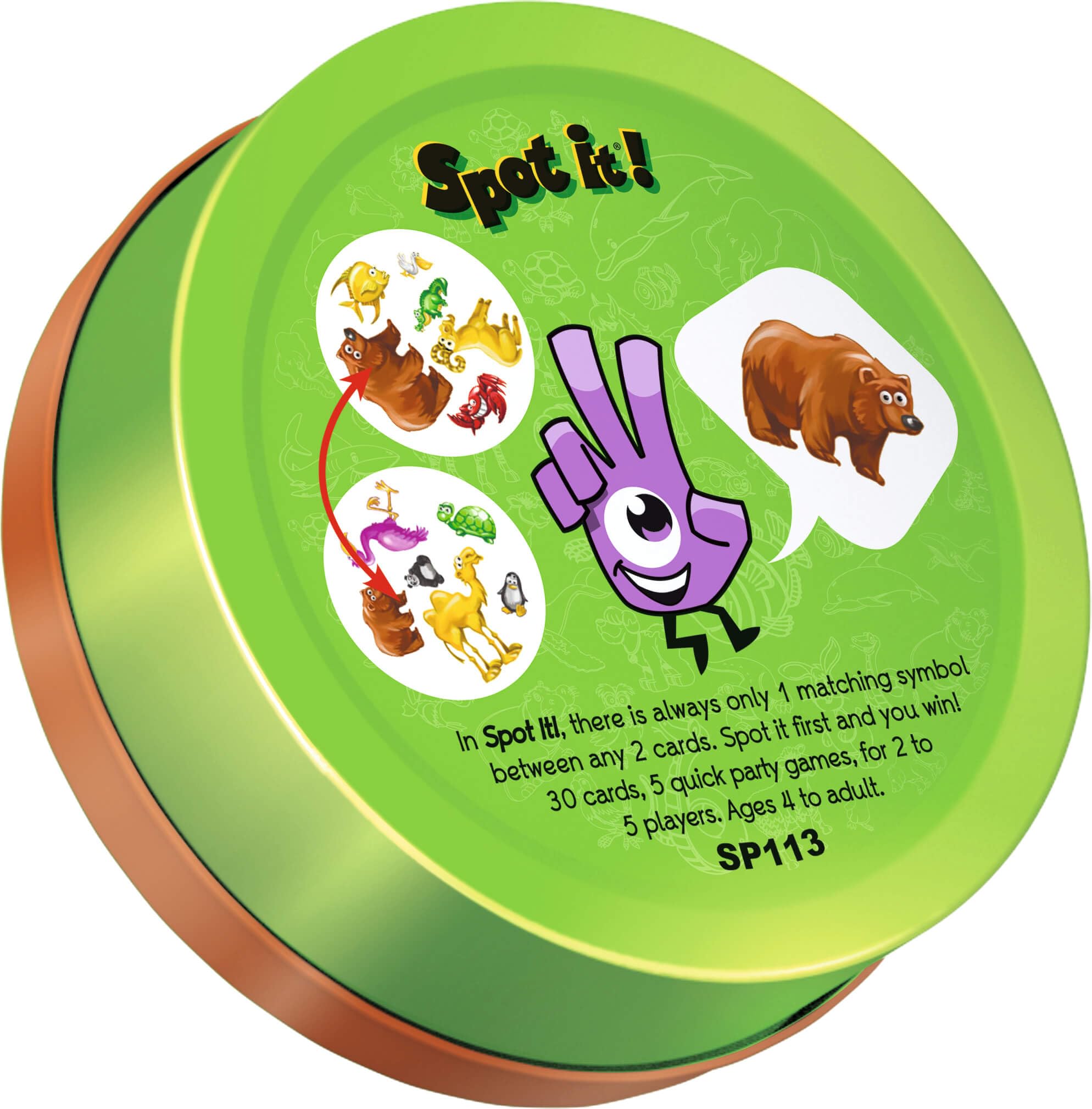 Asmodee Dobble Animals Card Game 4