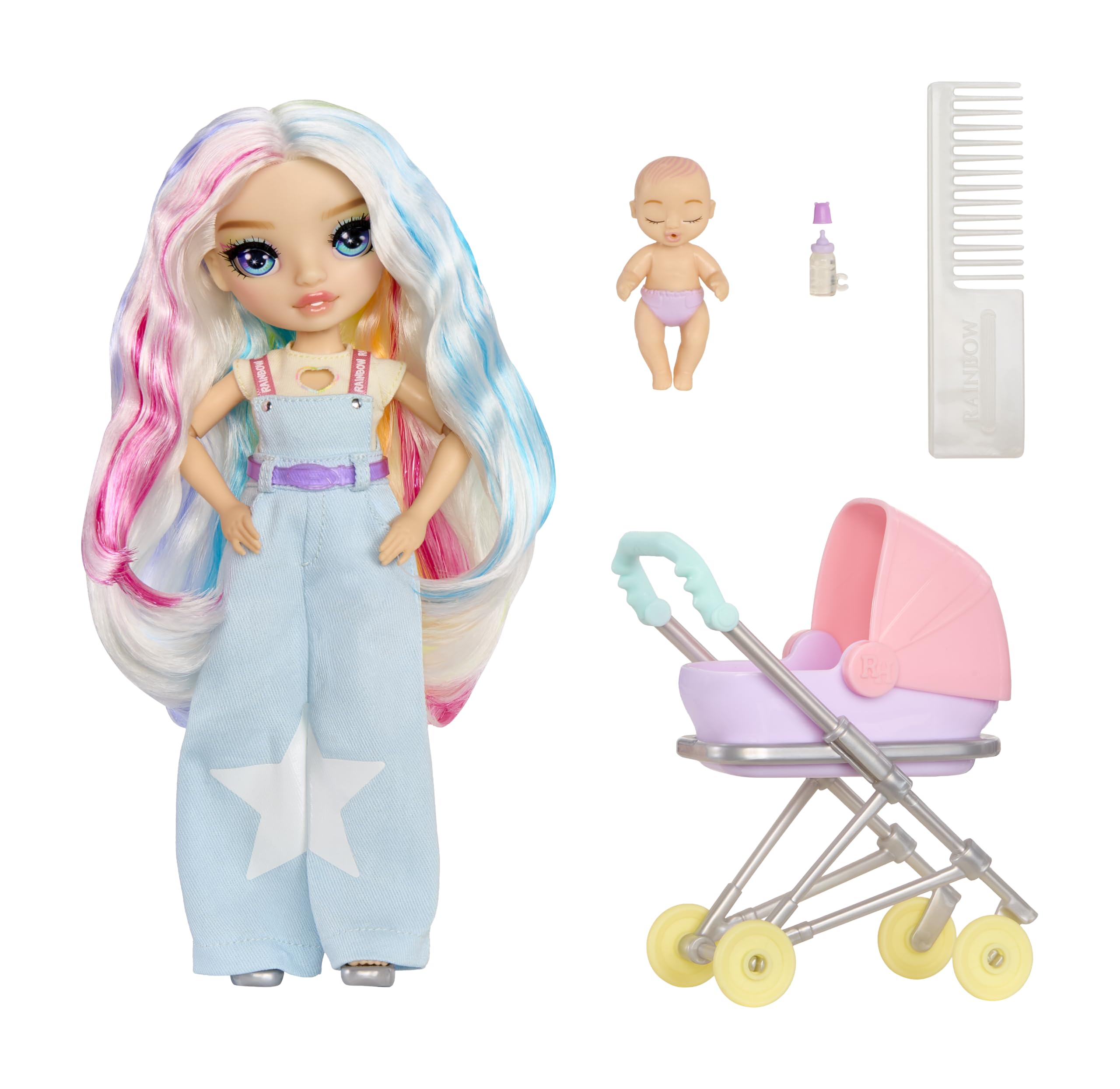Rainbow High Amaya Raine Jr. High Bestie Babysitters Doll - 23cm, Ages 4+