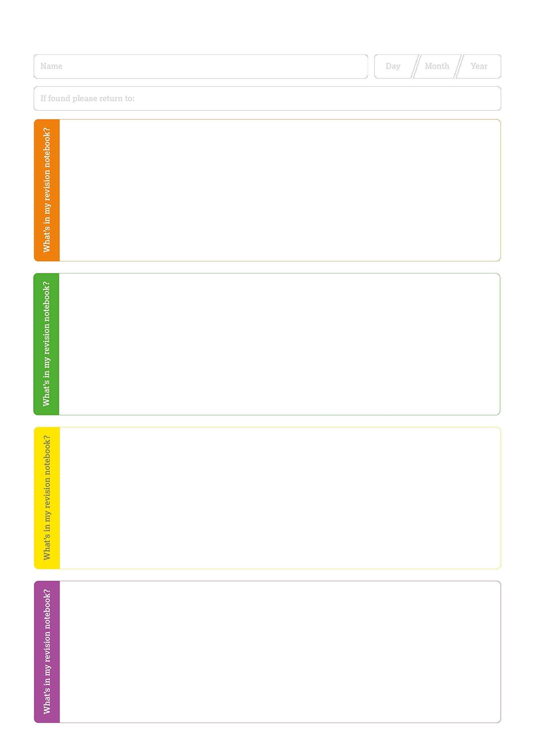 Silvine Luxpad A4 Wirebound Study Notebook - Lined 160 Pages with Revision Guide | Soft Cover 7