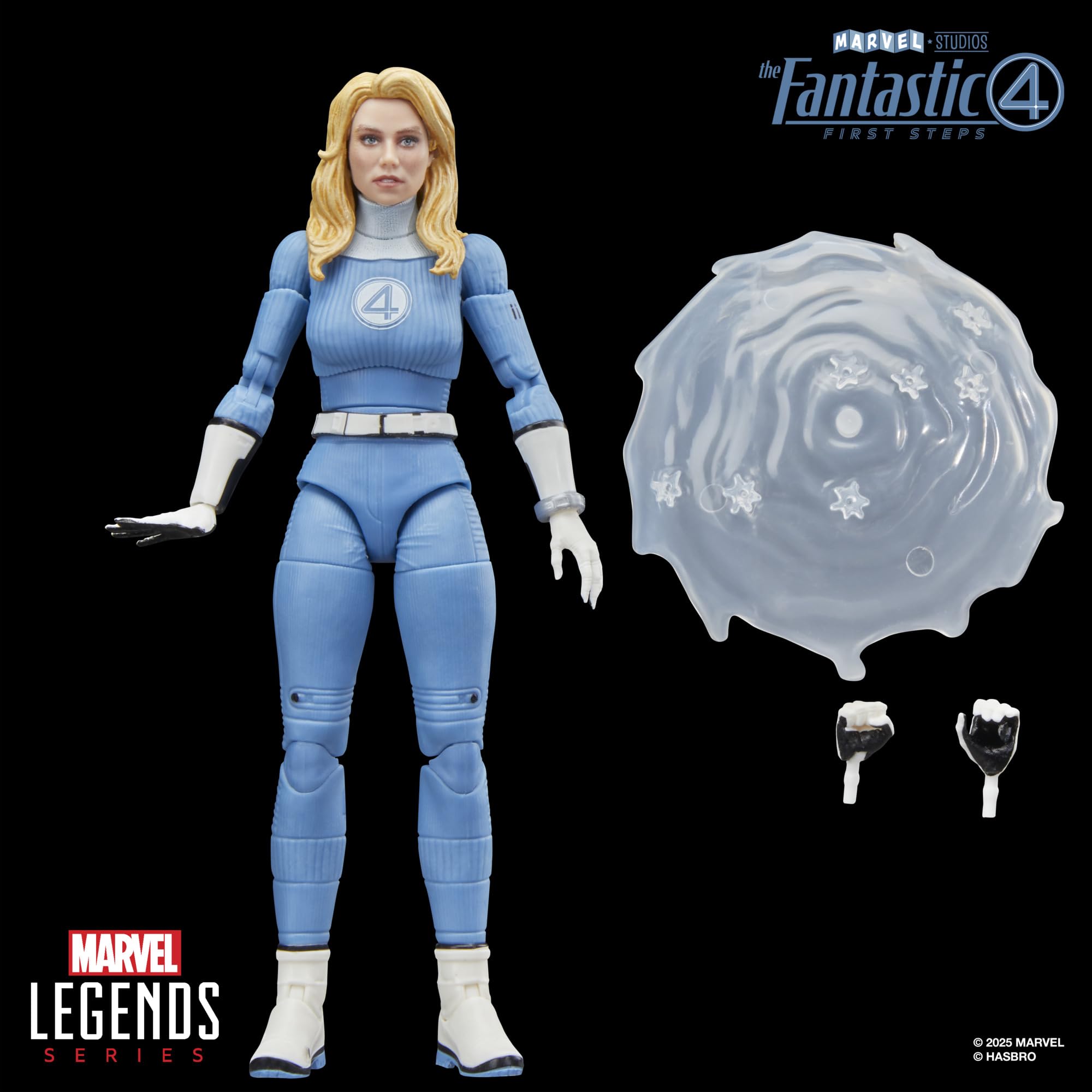 Marvel Legends Invisible Woman Action Figure - 6-Inch Scale with Accessories, Ages 4+ 5