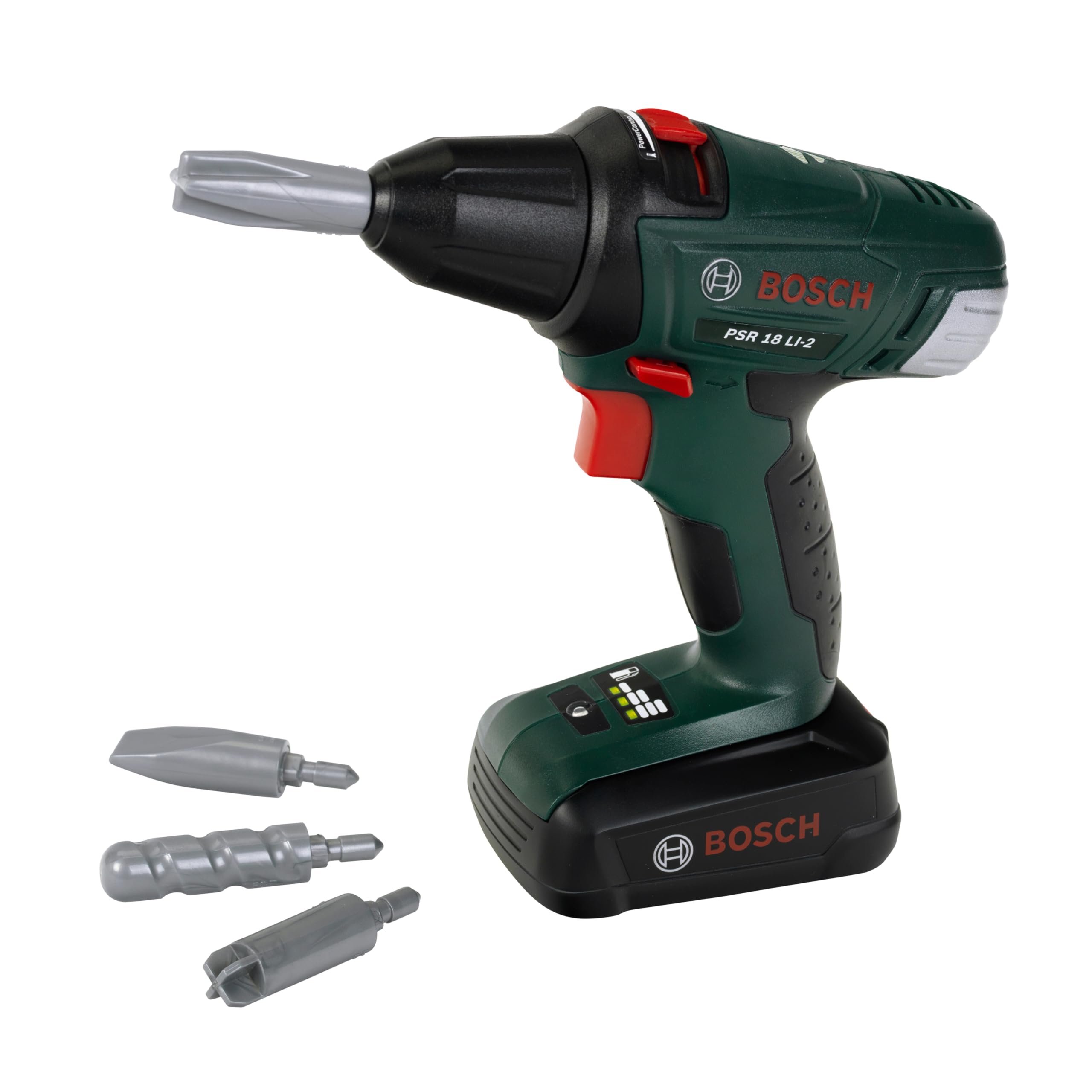 Theo Klein Bosch Cordless Screwdriver - Battery Powered Drill with Light & Sound | Ages 3+ | 20 cm 1