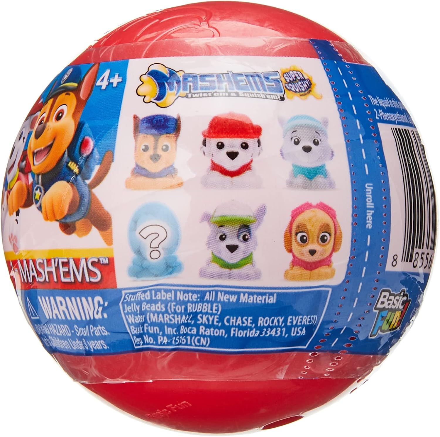 Mash'ems PAW Patrol Collectable Squishy Characters - Twist, Squish & Launch Fun for Preschoolers 3