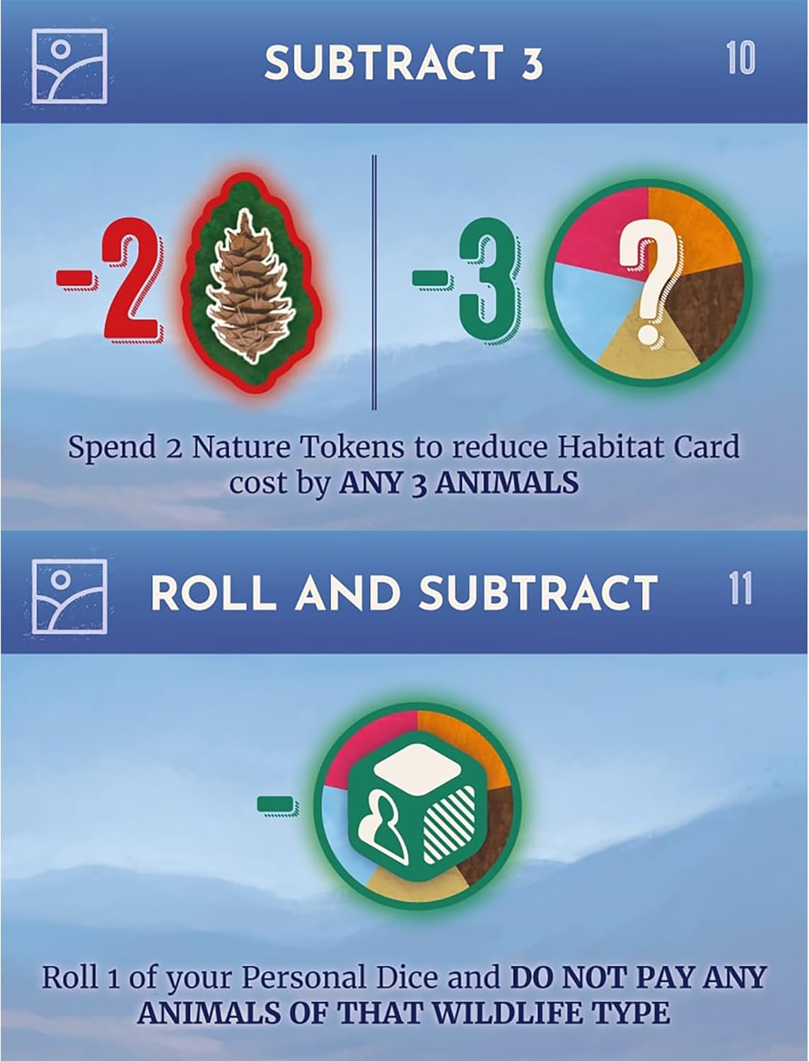 AEG Cascadia Rolling Hills Roll & Write Dice Game Expansion