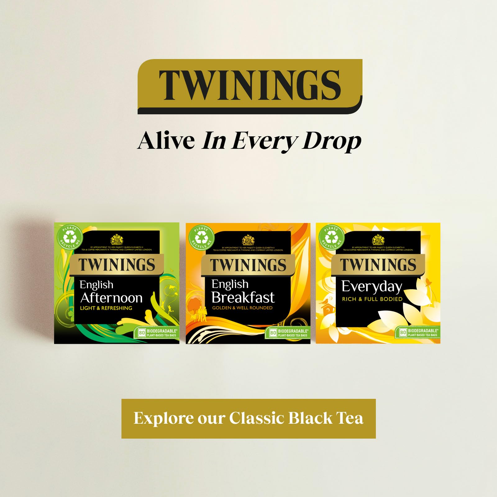 Twinings English Afternoon Tea | Light Black Tea | 320 Biodegradable Tea Bags 7