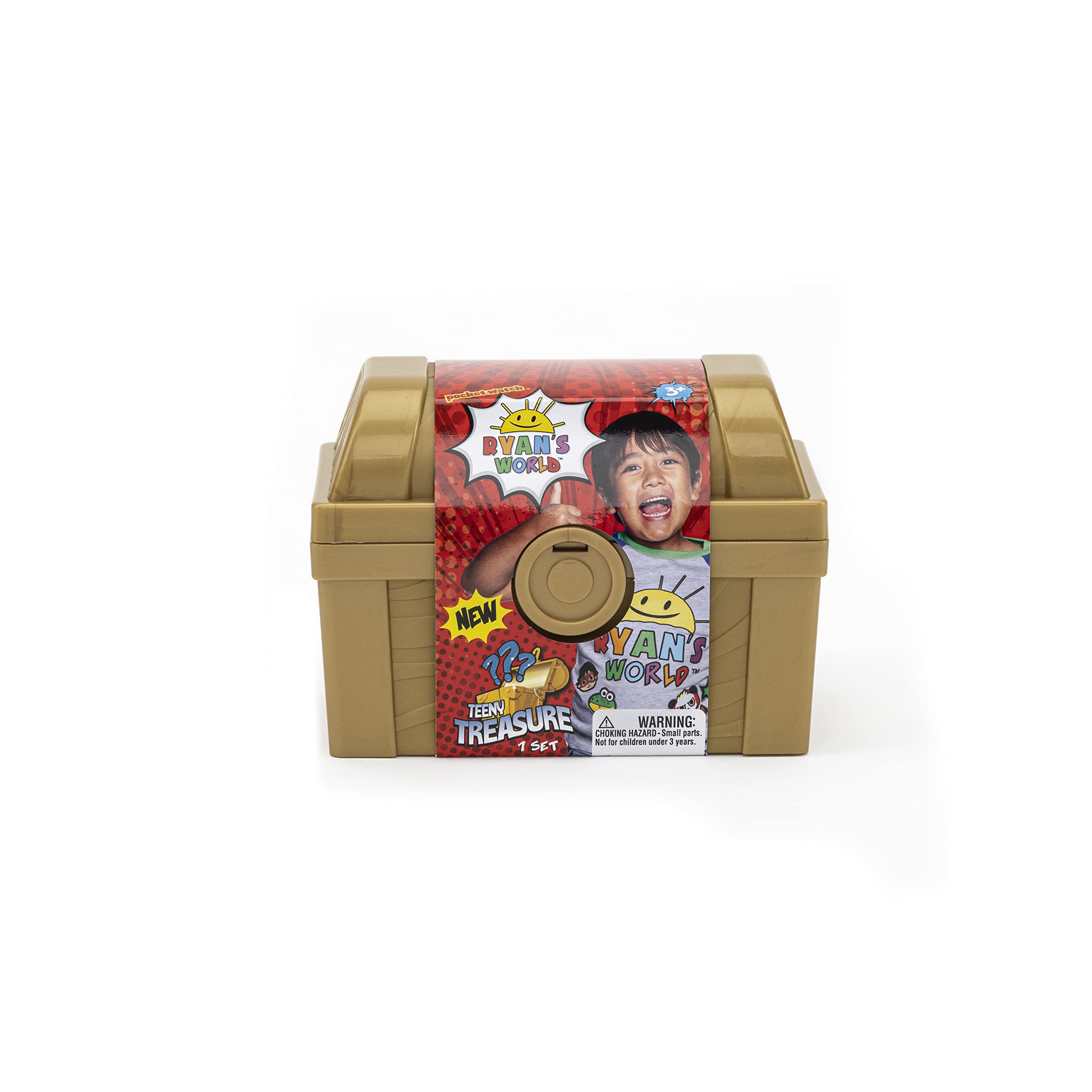 Ryan's World Teeny Treasure Chest - Mystery Micro Figures Playset for Kids 6