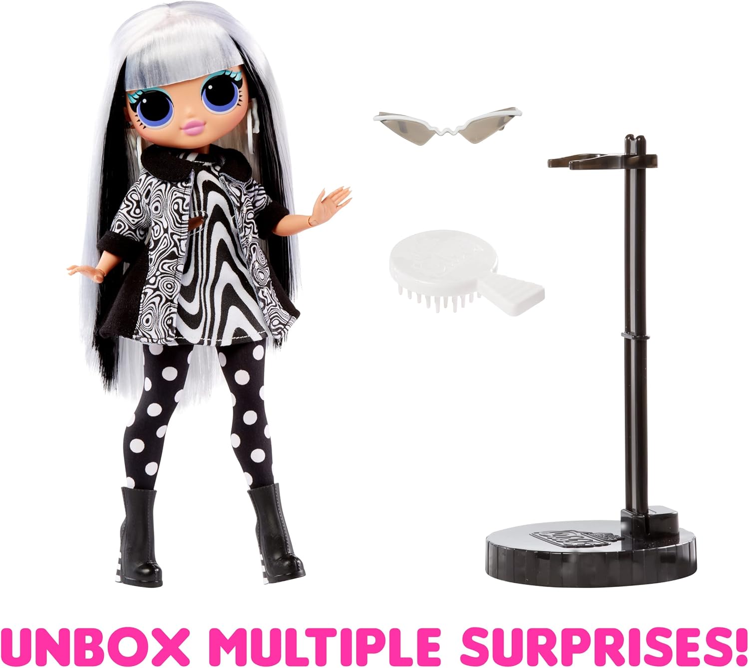 LOL Surprise OMG Fashion Doll - Groovy Babe - Articulated Collectible Doll with Fierce Fashion & Accessories, Ages 4+ 3
