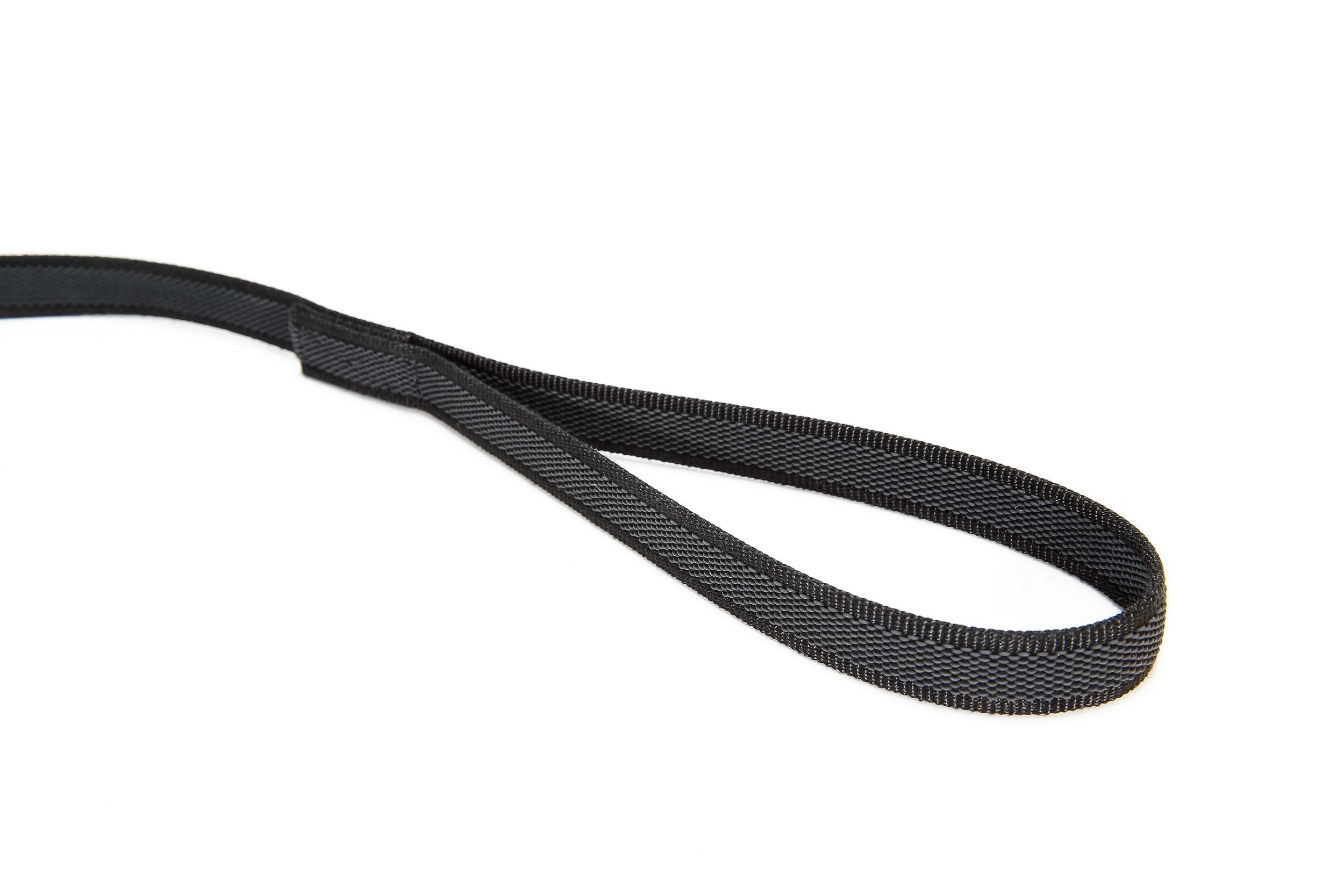 Julius-K9 Color & Gray Super-Grip Leash - Rubber Threads for Optimum Grip | 20 mm x 1.2 m | Black-Gray