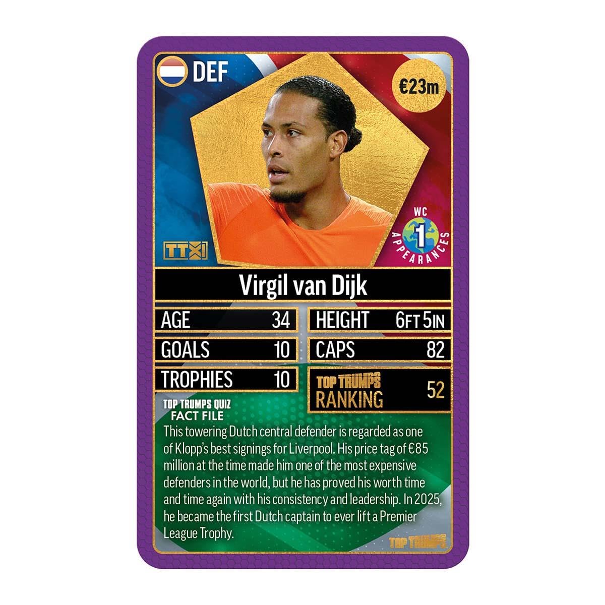Top Trumps World Football Stars Top 200 Card Game - Chrome Purple Pack | Ages 7+ 4