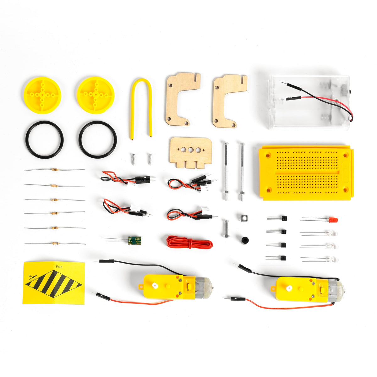 EIGHT Advent Calendar Kit - Build Your Own Line-Following Robot | 24 Steps | Cardboard Construction 4